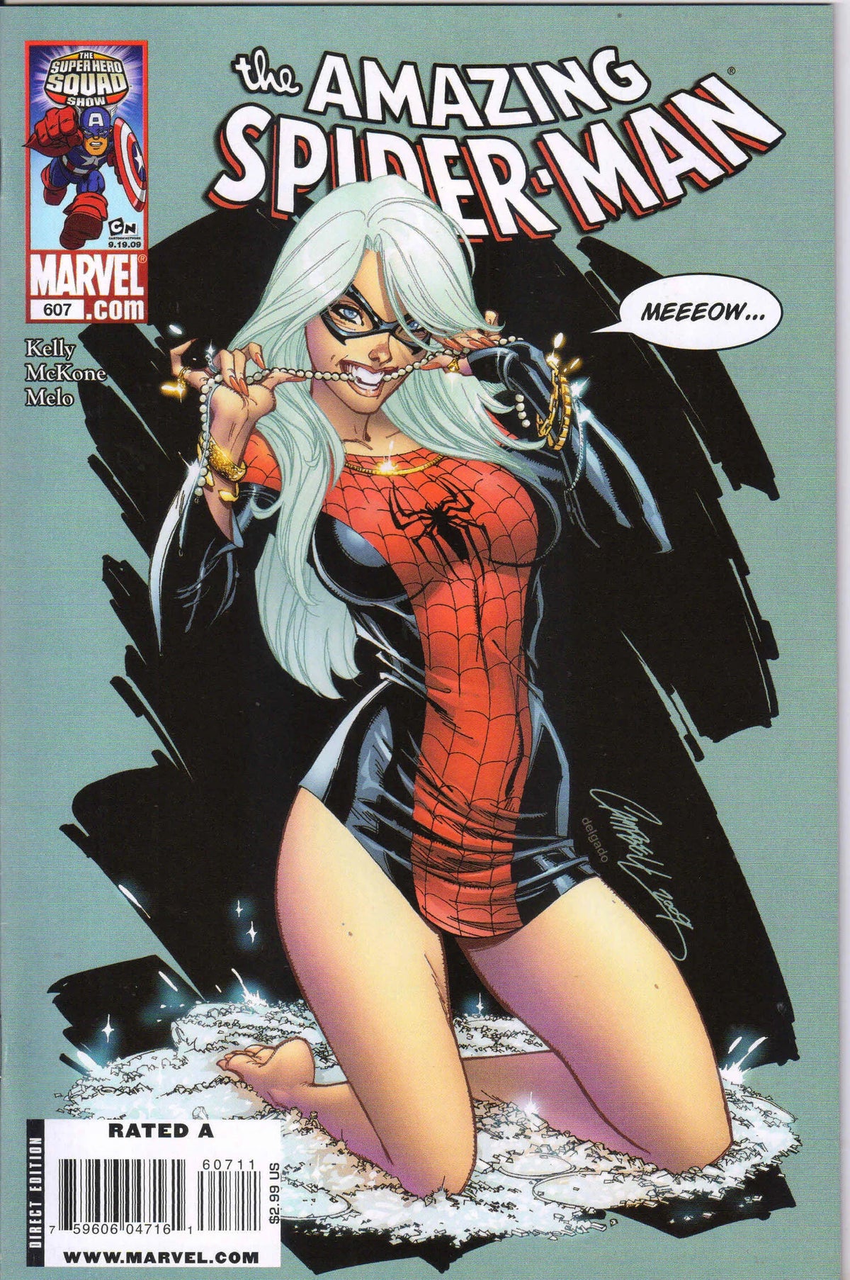 AMAZING SPIDER-MAN #607 (2009) 9.6 (NM+) CAMPBELL COVER