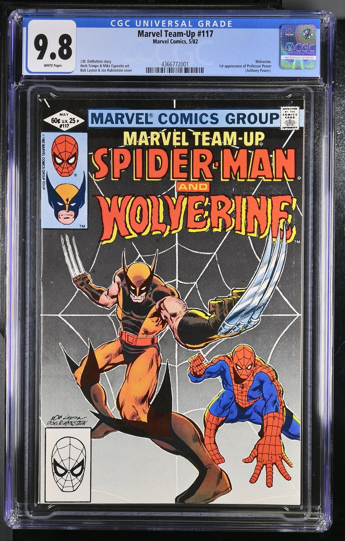 MARVEL TEAM-UP #117 (1982) CGC 9.8