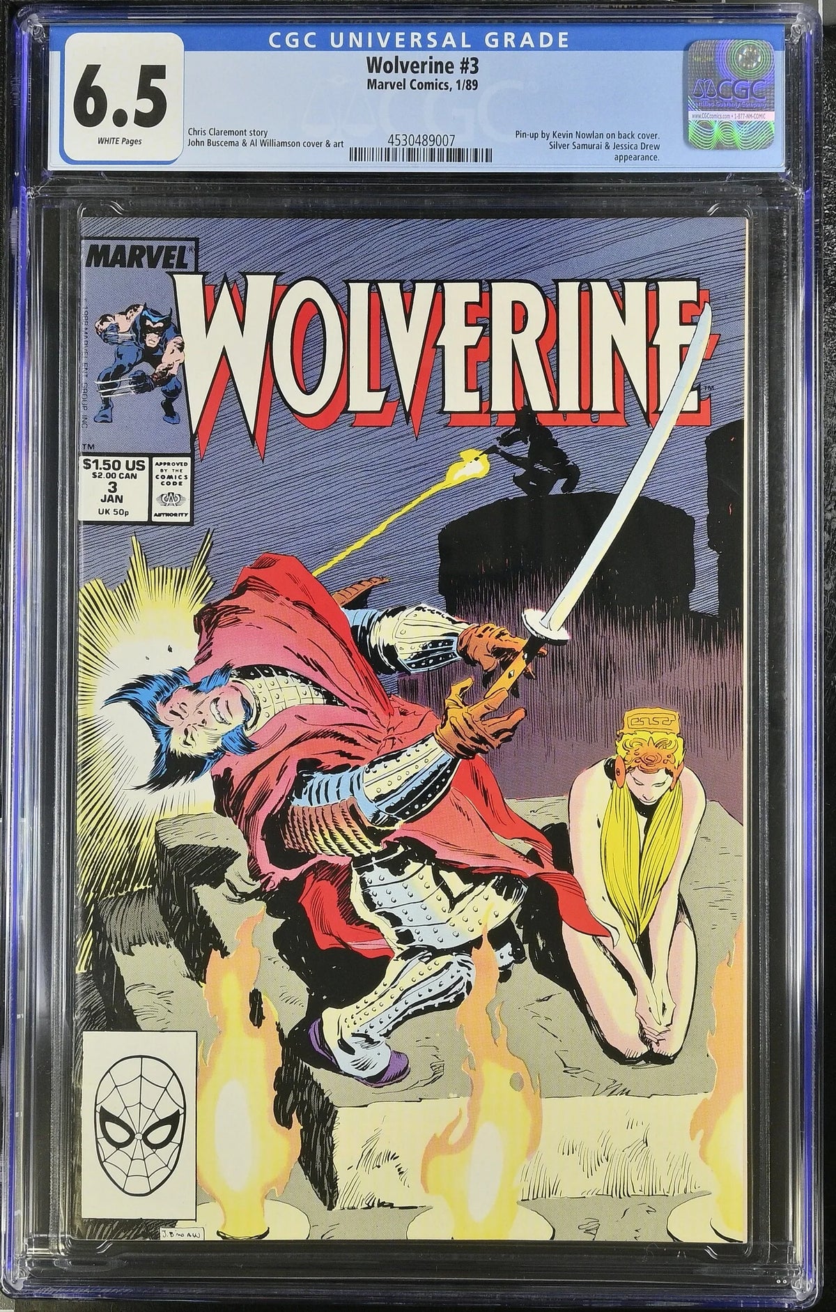 WOLVERINE #3 (1989) (CGC - 6.5)