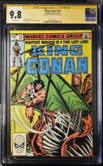 KING CONAN #13 (1982) (CGC - 9.8) SIGNED BY MARC SILVESTRI