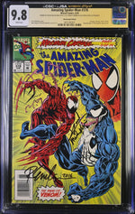 AMAZING SPIDER-MAN #378 (1993) NEWSSTAND CGC 9.8 SIGNED MICHELINIE & EMBERLIN