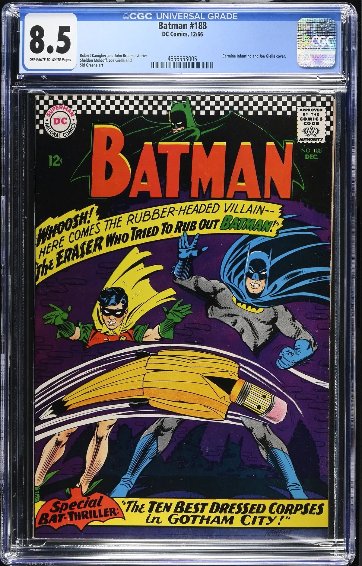 BATMAN #188 (1966) CGC 8.5