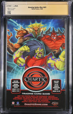AMAZING SPIDER-MAN #601 (200) CGC 9.2 SIGNED J.SCOTT CAMPBELL