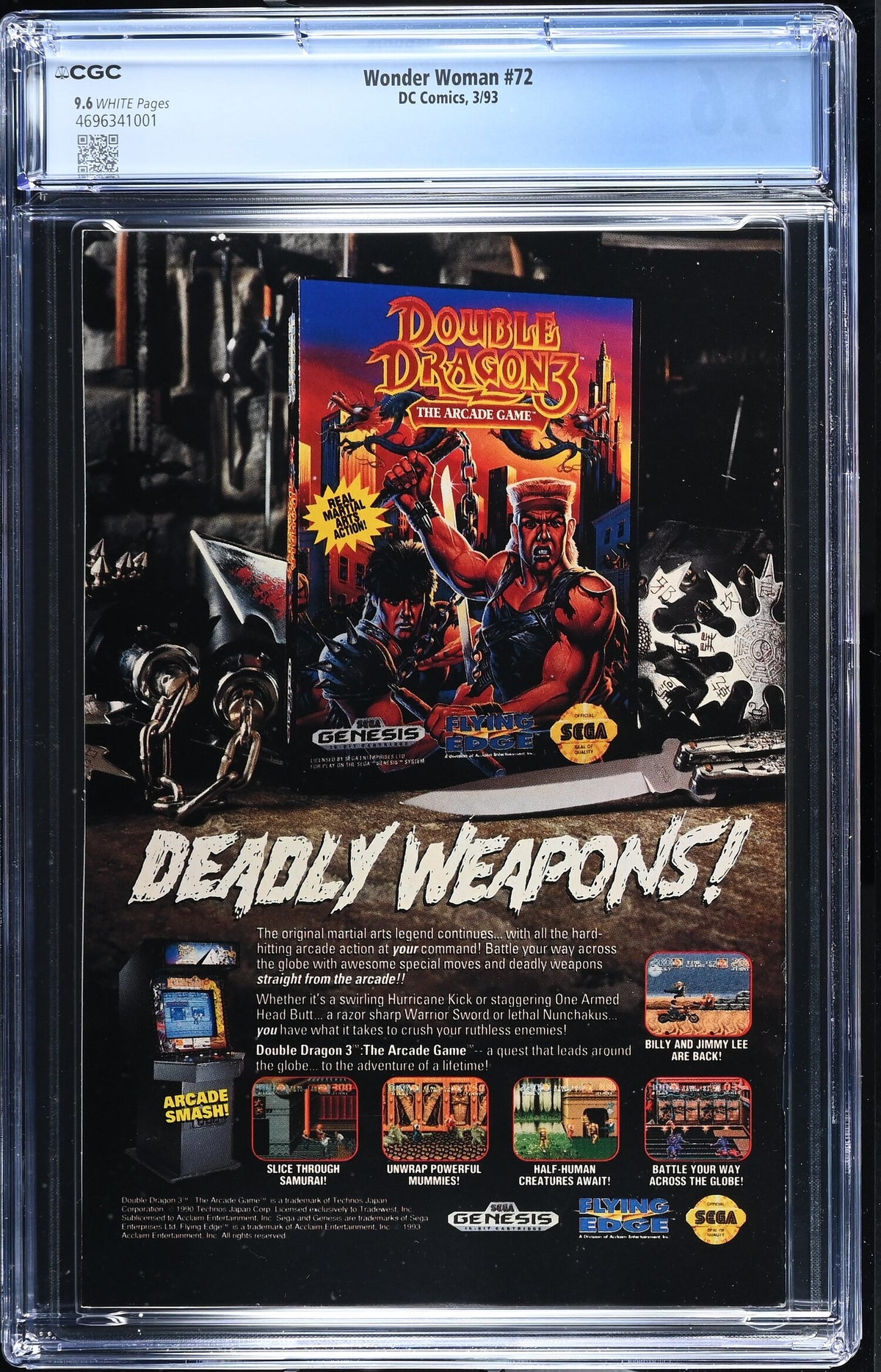 WONDER WOMAN #72 (1993) CGC 9.6 - ICONIC COVER