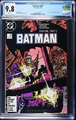 BATMAN:YEAR ONE (1987) (404 - 407) COMPLETE CGC (THREE 9.8 & ONE 9.6)