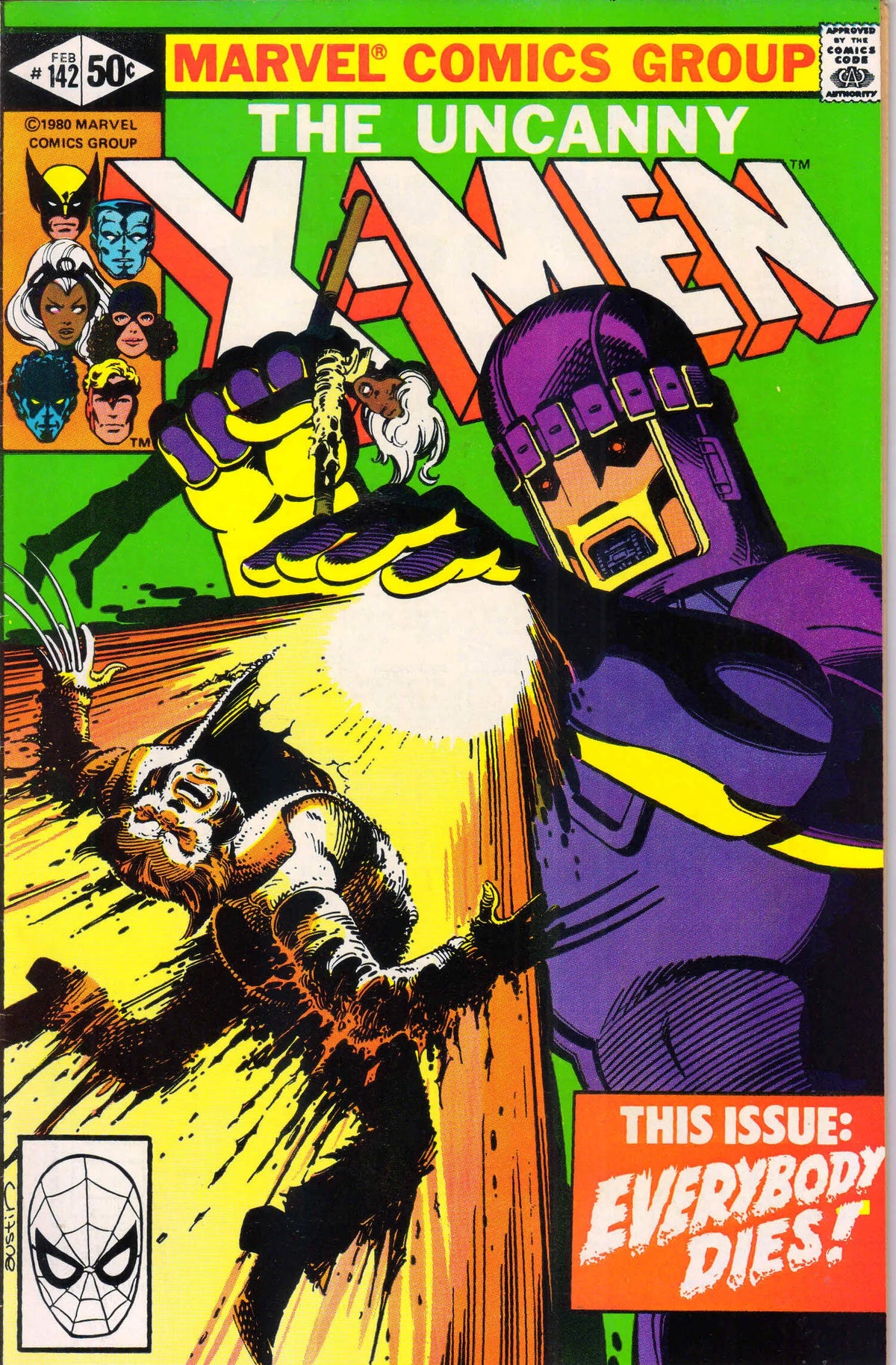 UNCANNY X-MEN #142 (1981) 9.2 (NM-) DAYS OF FUTURE PAST PT 2