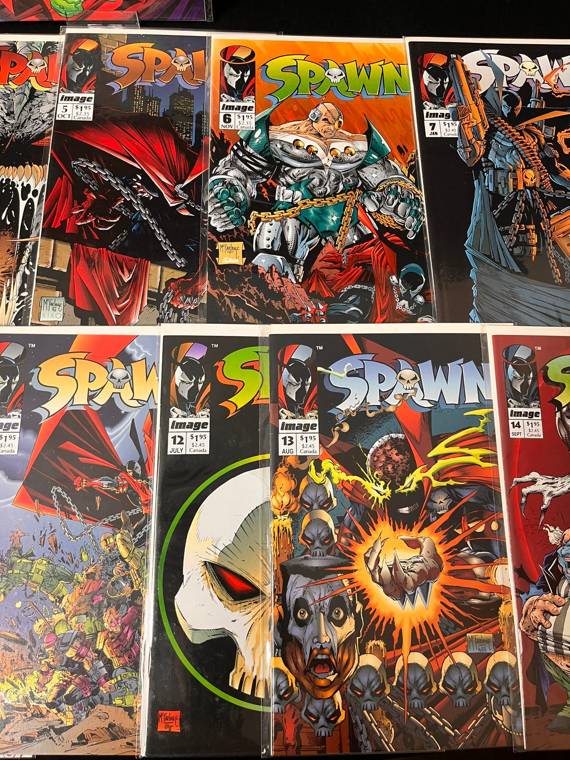 SPAWN (1-14) SET (1992-93) 9.6 (NM+) (**MAJOR KEYS)