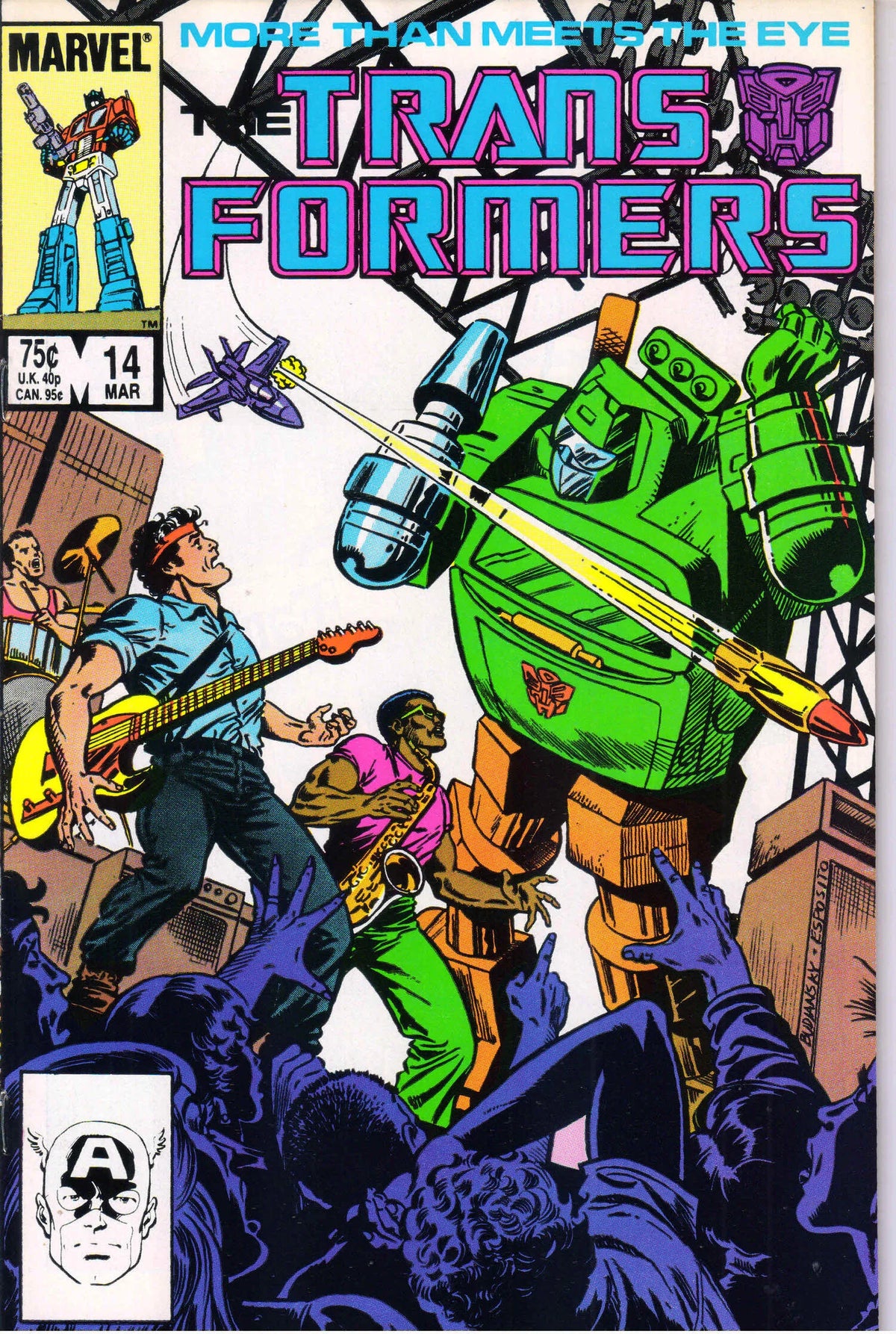 TRANSFORMERS #14 (1986) 9.2 (NM-)