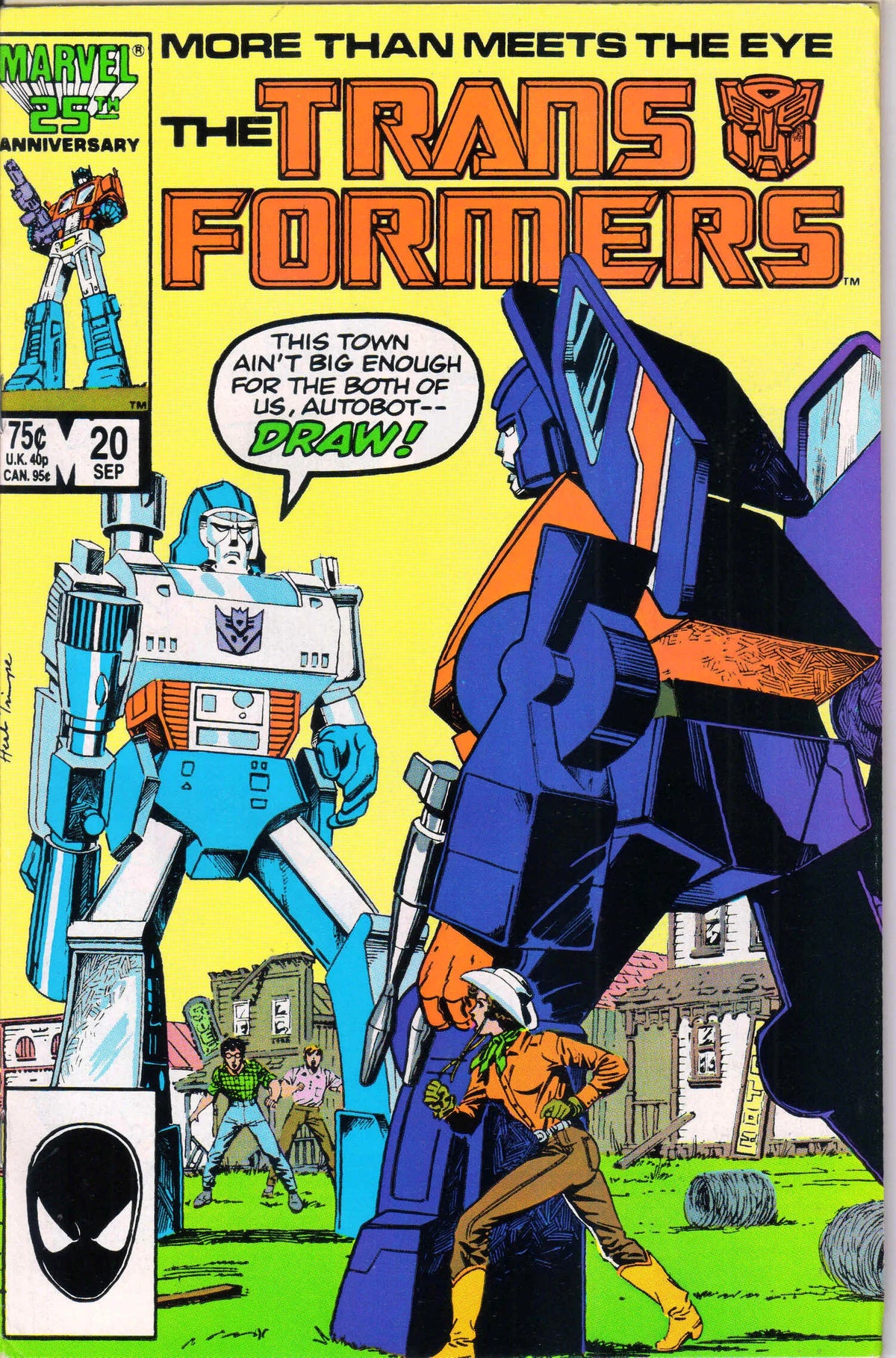 TRANSFORMERS #20 (1986) 9.0 (VF/NM)