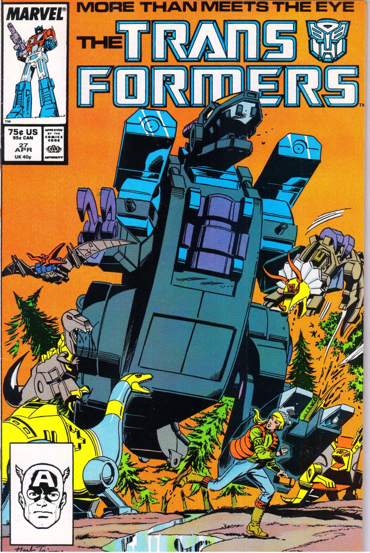 TRANSFORMERS #27 (1987) 9.4 (NM)