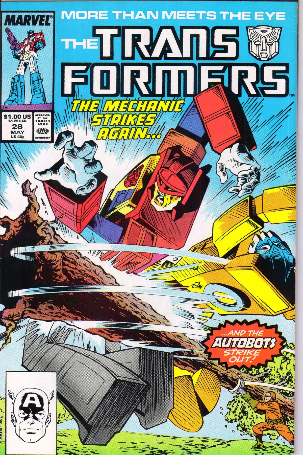 TRANSFORMERS #28 (1987) 9.4 (NM)