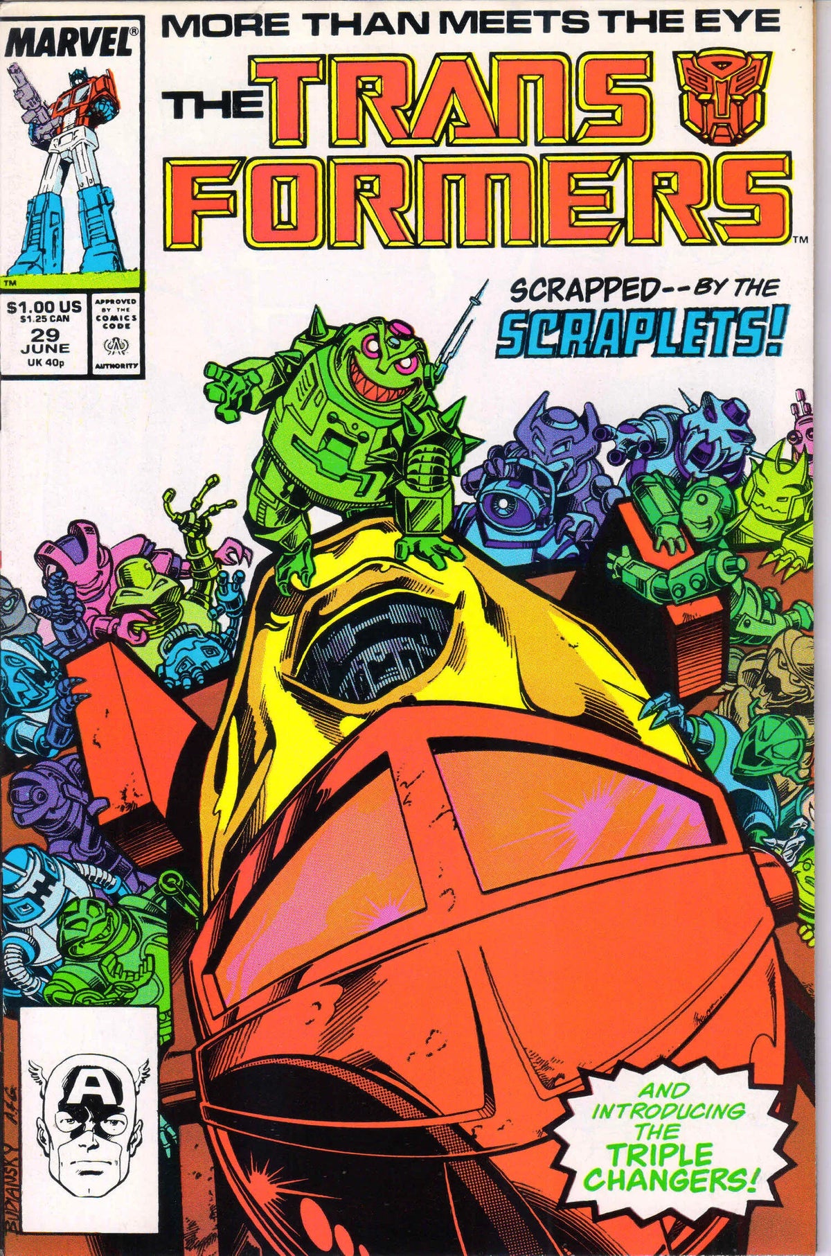 TRANSFORMERS #29 (1987) 9.2 (NM-)