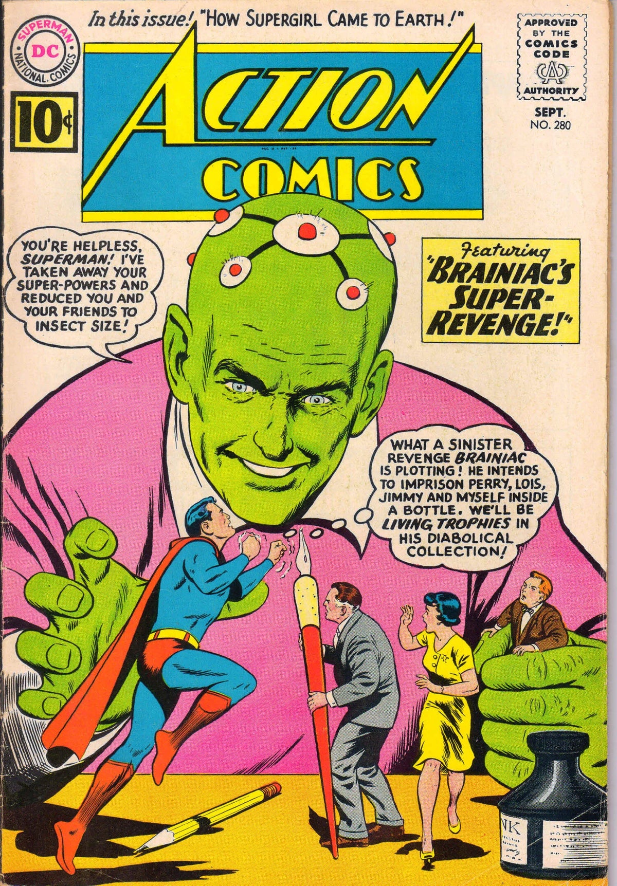 ACTION COMICS #280 (1961) 5.5 (FN-)
