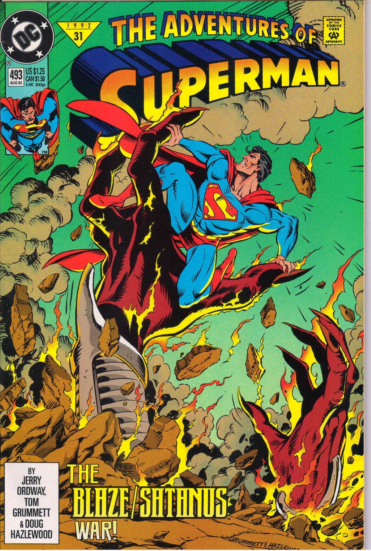ADVENTURES OF SUPERMAN #493 (1992) 9.6 (NM+)