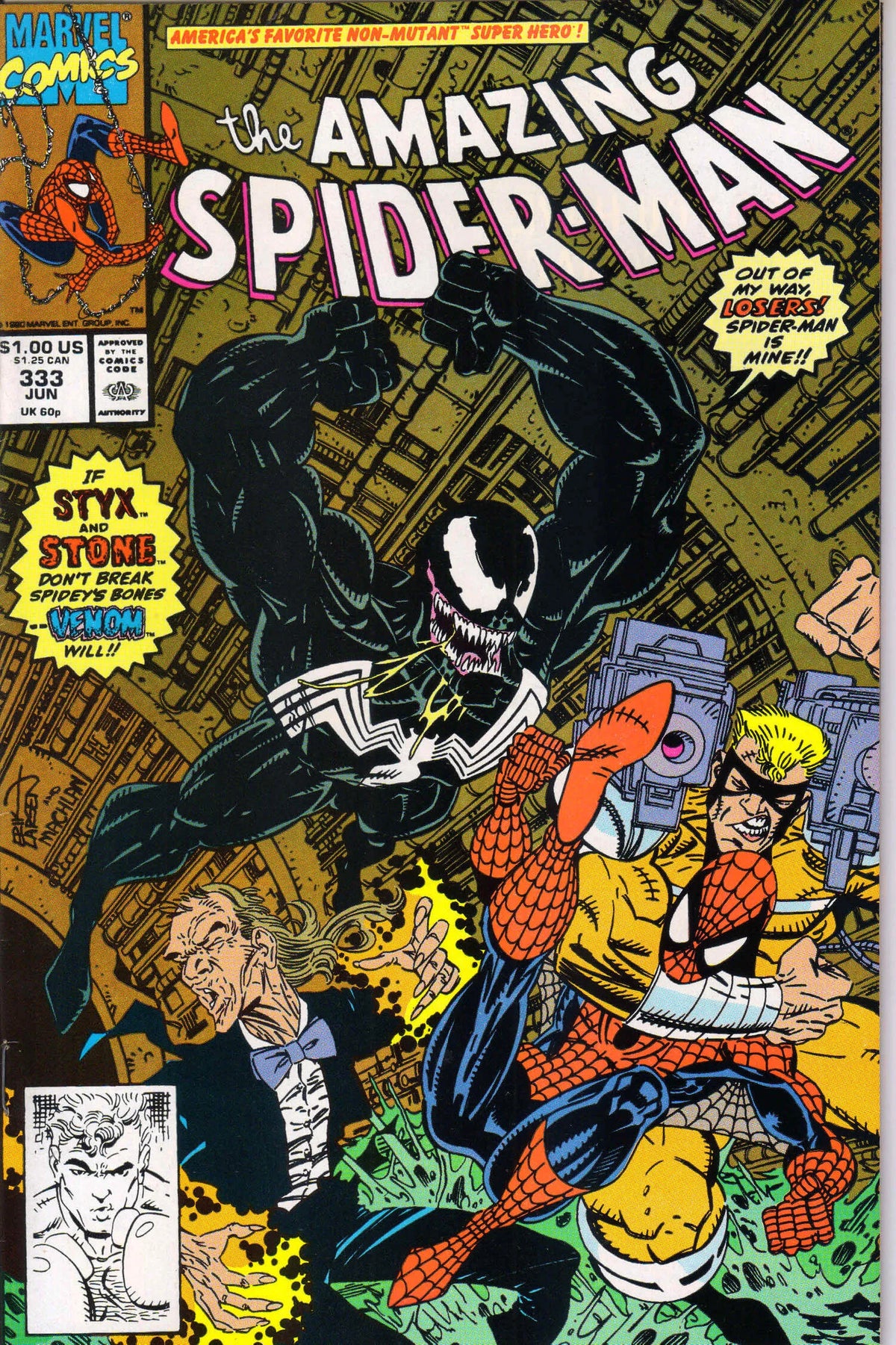 AMAZING SPIDER-MAN #333 (1990) 9.4 (NM)
