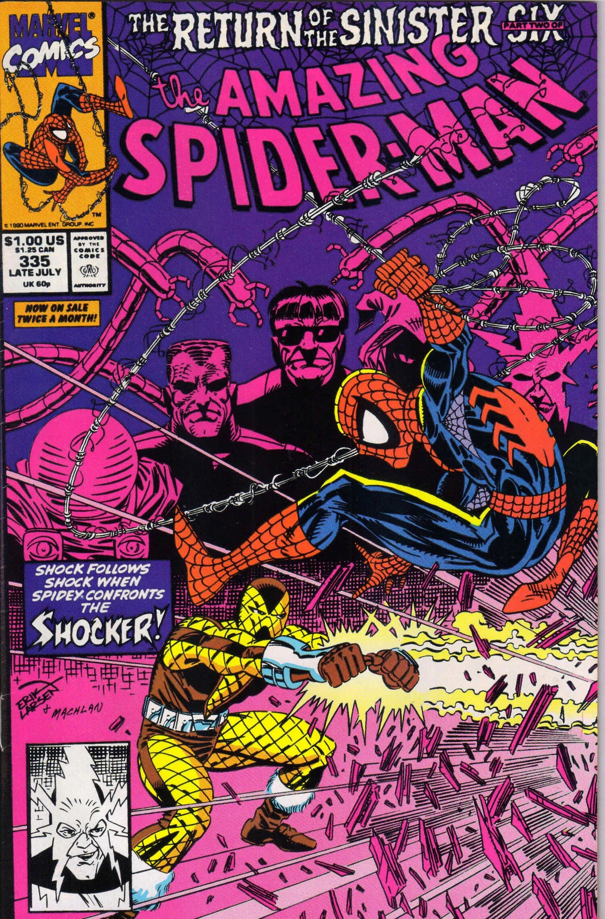 AMAZING SPIDER-MAN #335 (1990) 9.2 (NM-)
