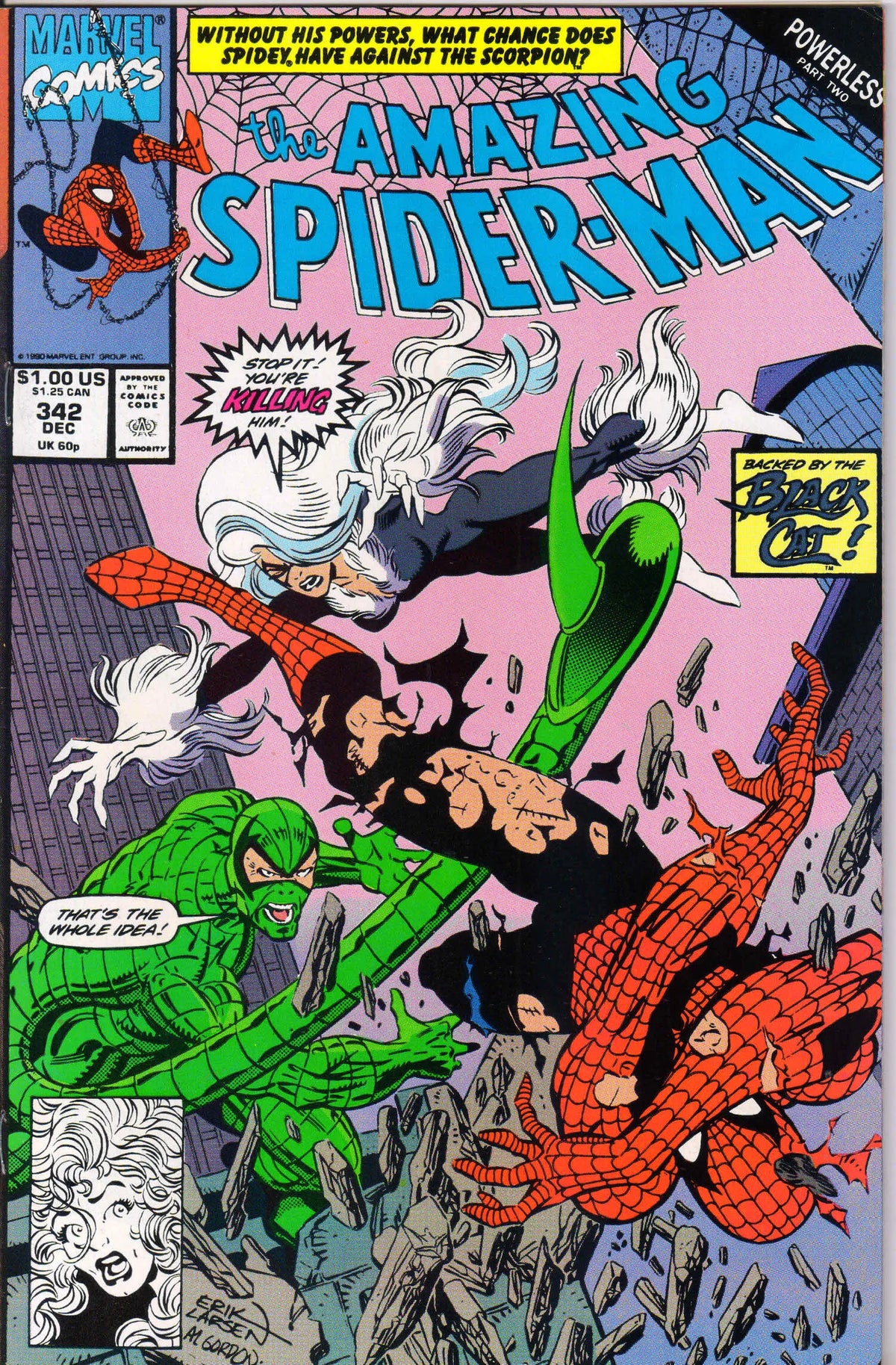 AMAZING SPIDER-MAN #342 (1990) 9.6 (NM+)