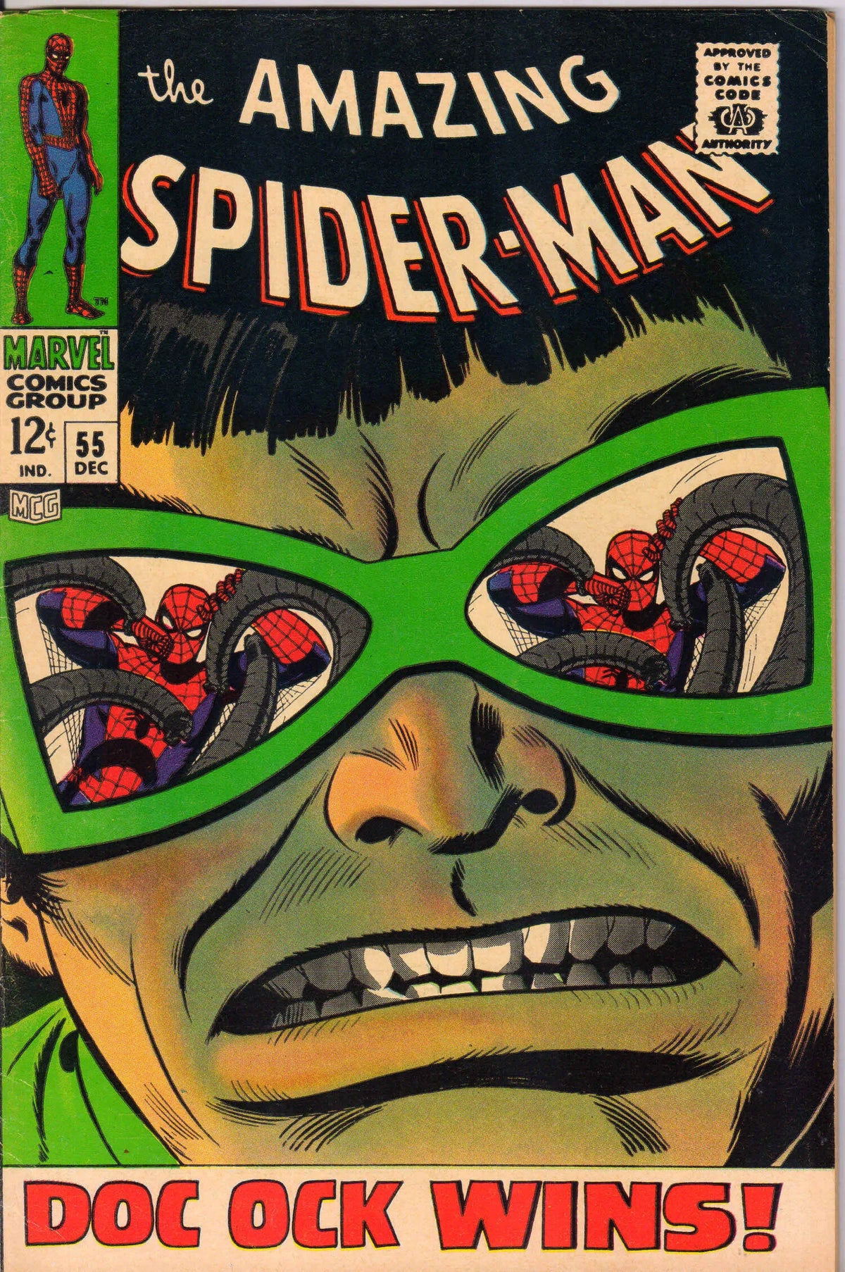 AMAZING SPIDER-MAN #55 (1967) 7.0 (FN/VF) - MAJOR KEY