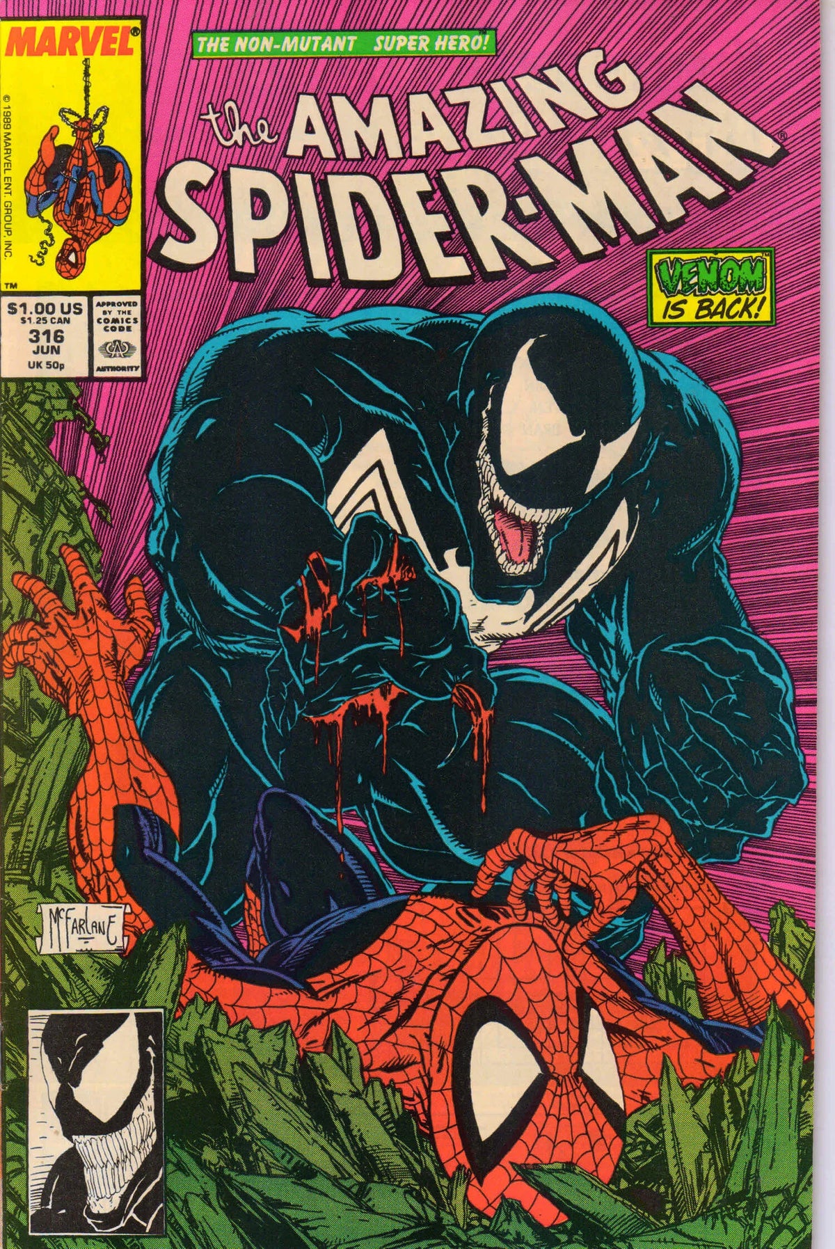 AMAZING SPIDER-MAN #316 (1989) 9.2 (NM-)
