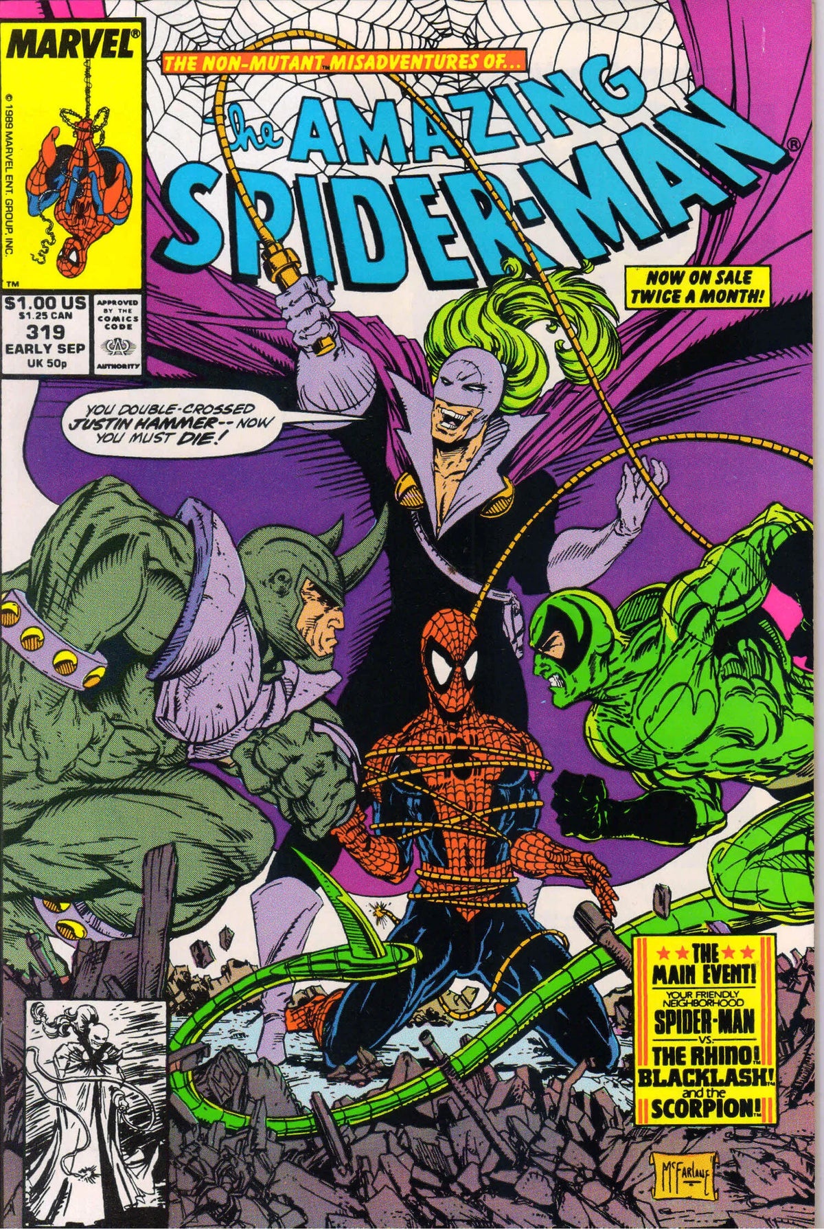 AMAZING SPIDER-MAN #319 (1989) 9.4 (NM)