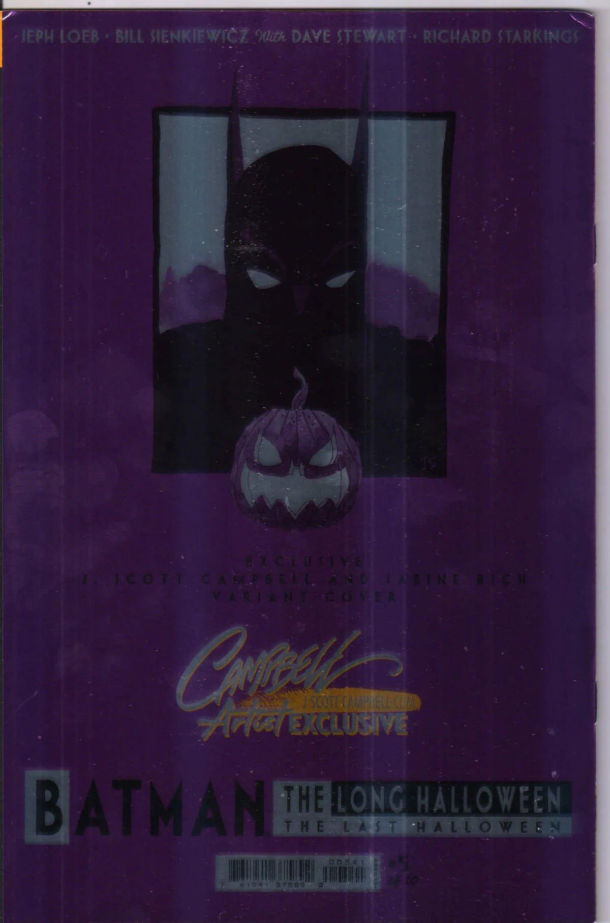 BATMAN: THE LONG HALLOWEEN - THE LAST HALLOWEEN #5 (2024) J. SCOTT CAMPBELL COVER