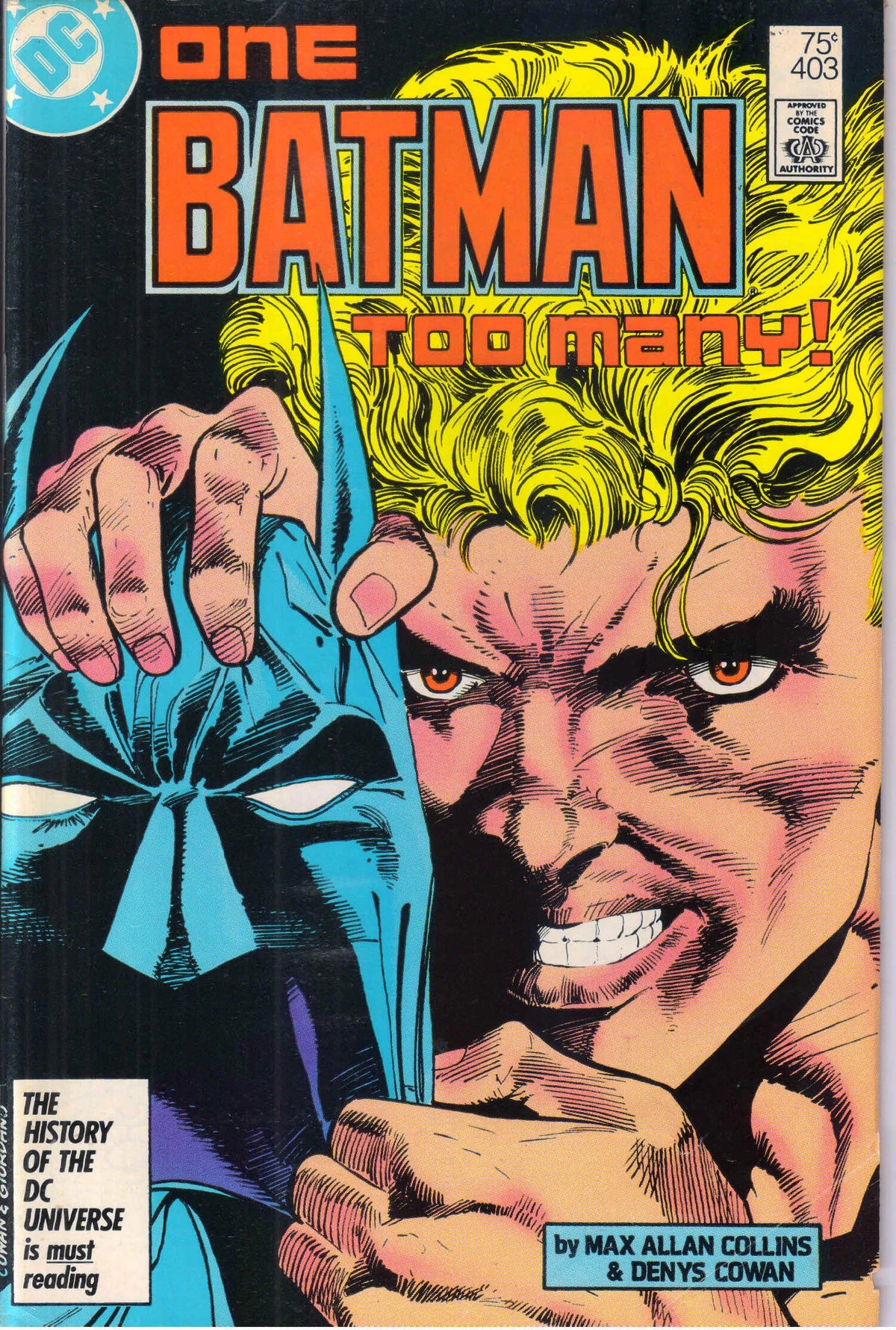 BATMAN #403 (1987) (NO DATE VARIANT) 8.0 (VF)