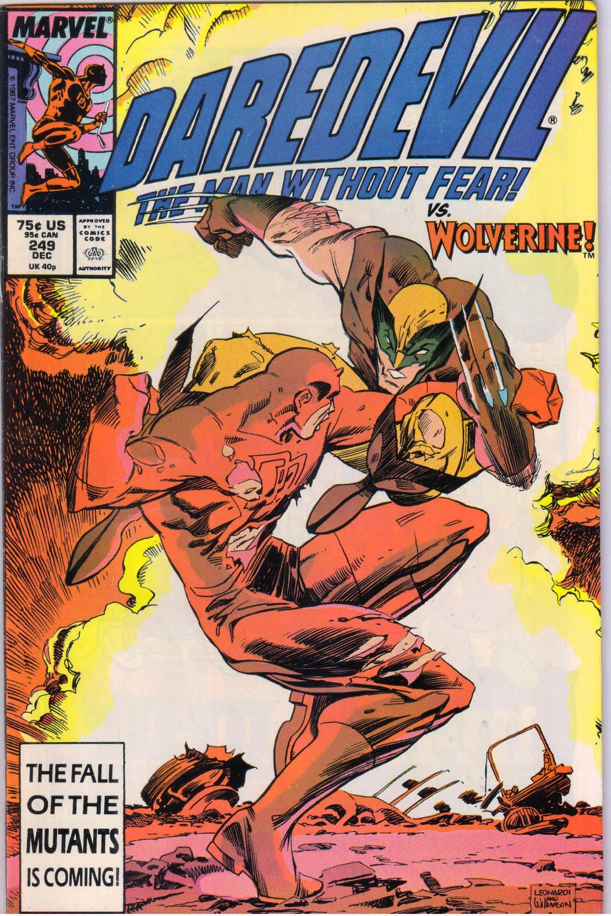 DAREDEVIL #249 (1987) 8.0 (VF)