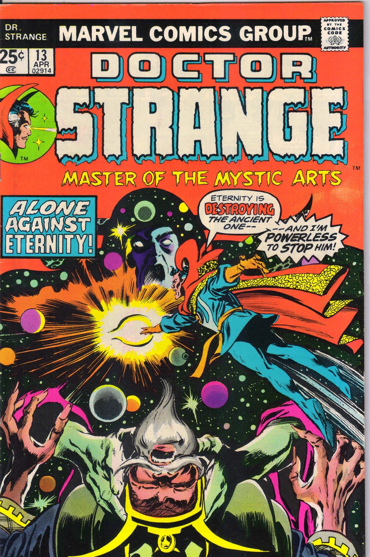 DOCTOR STRANGE #13 (1976) 7.5 (VF-) MAJOR KEY