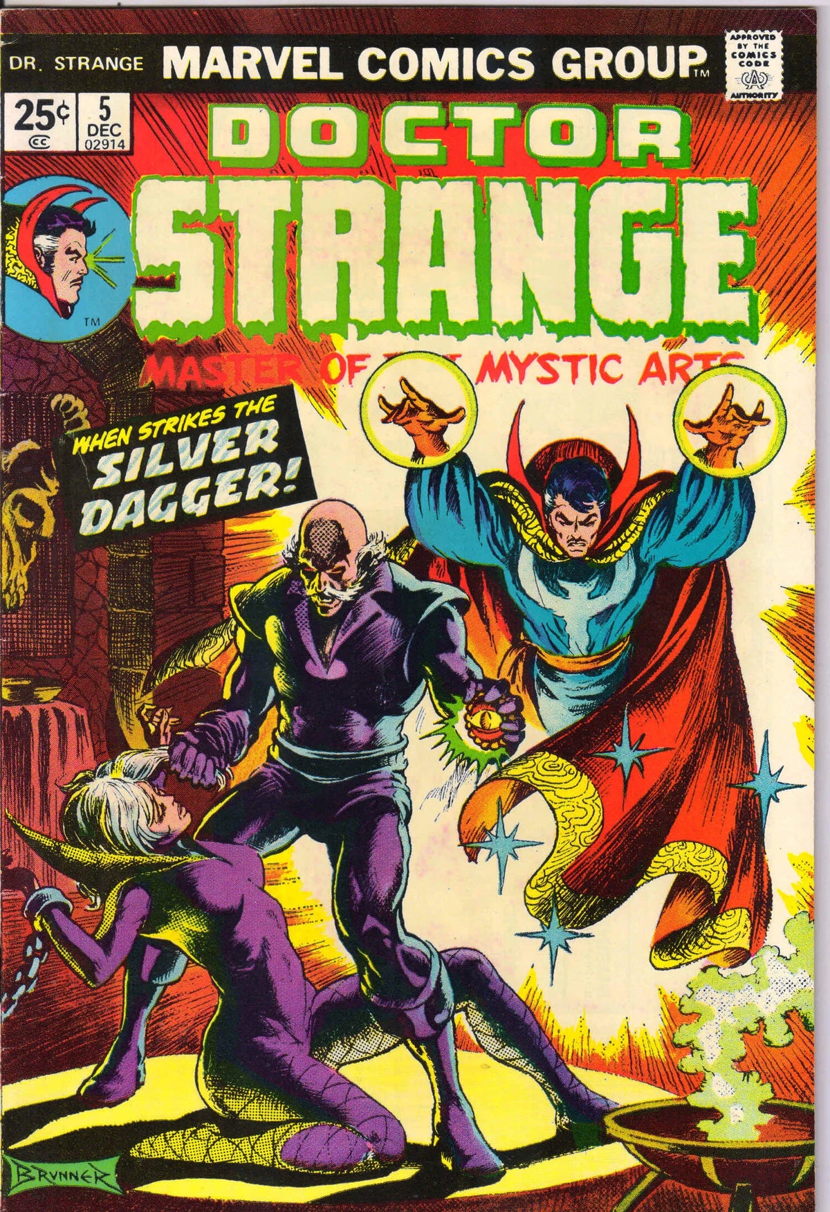 DOCTOR STRANGE #5 (1974) 8.0 (VF)