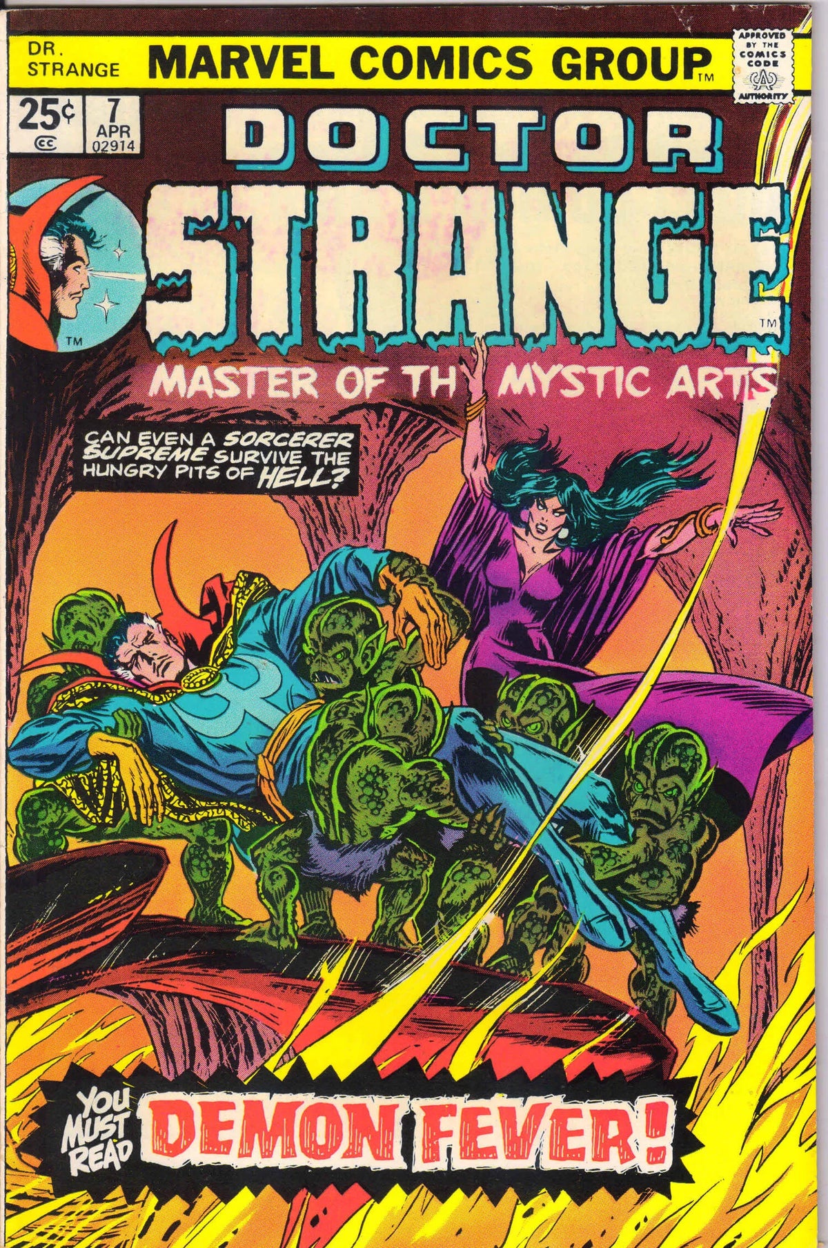 DOCTOR STRANGE #7 (1975) 7.0 (FN/VF)