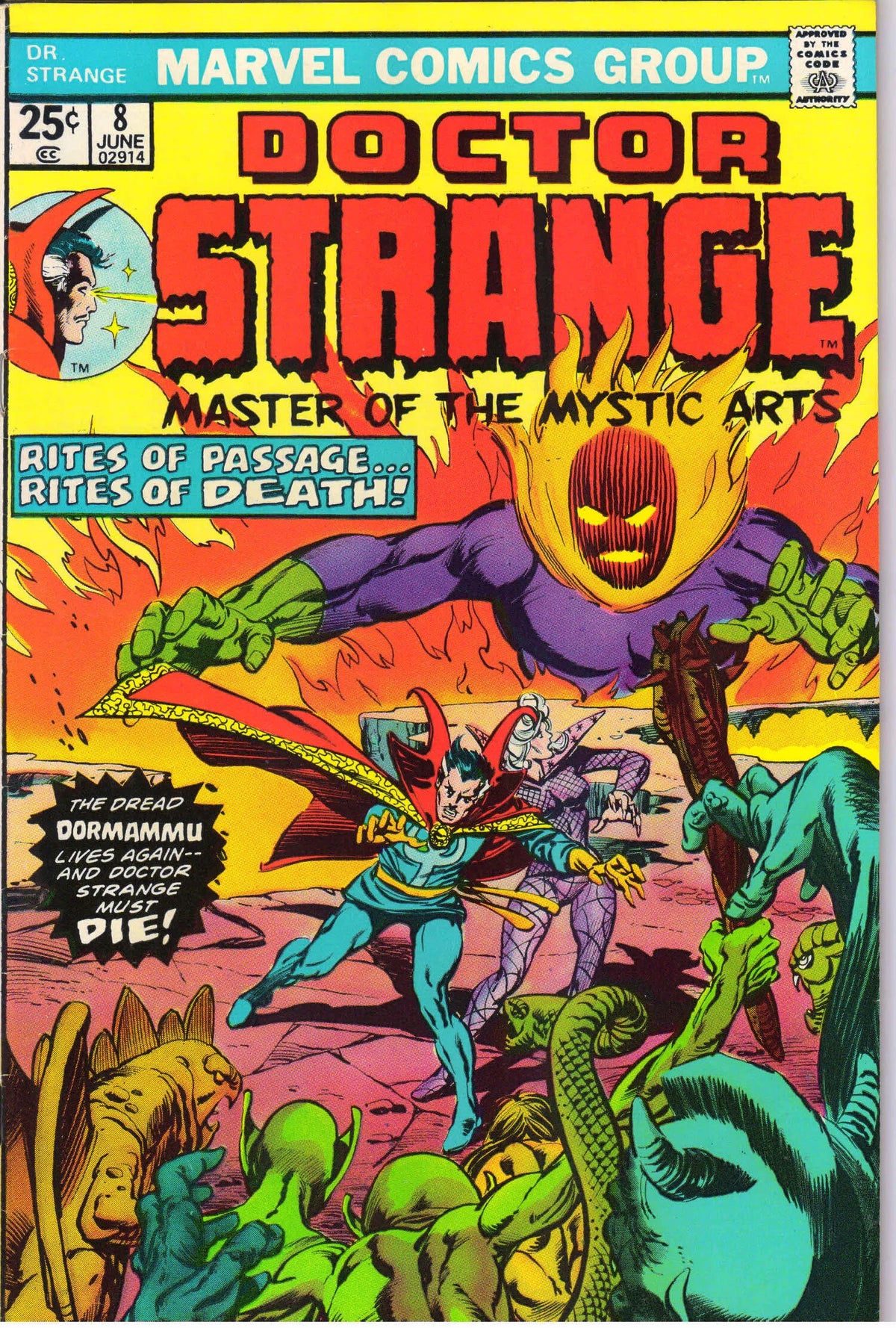 DOCTOR STRANGE #8 (1975) 8.5 (VF+)