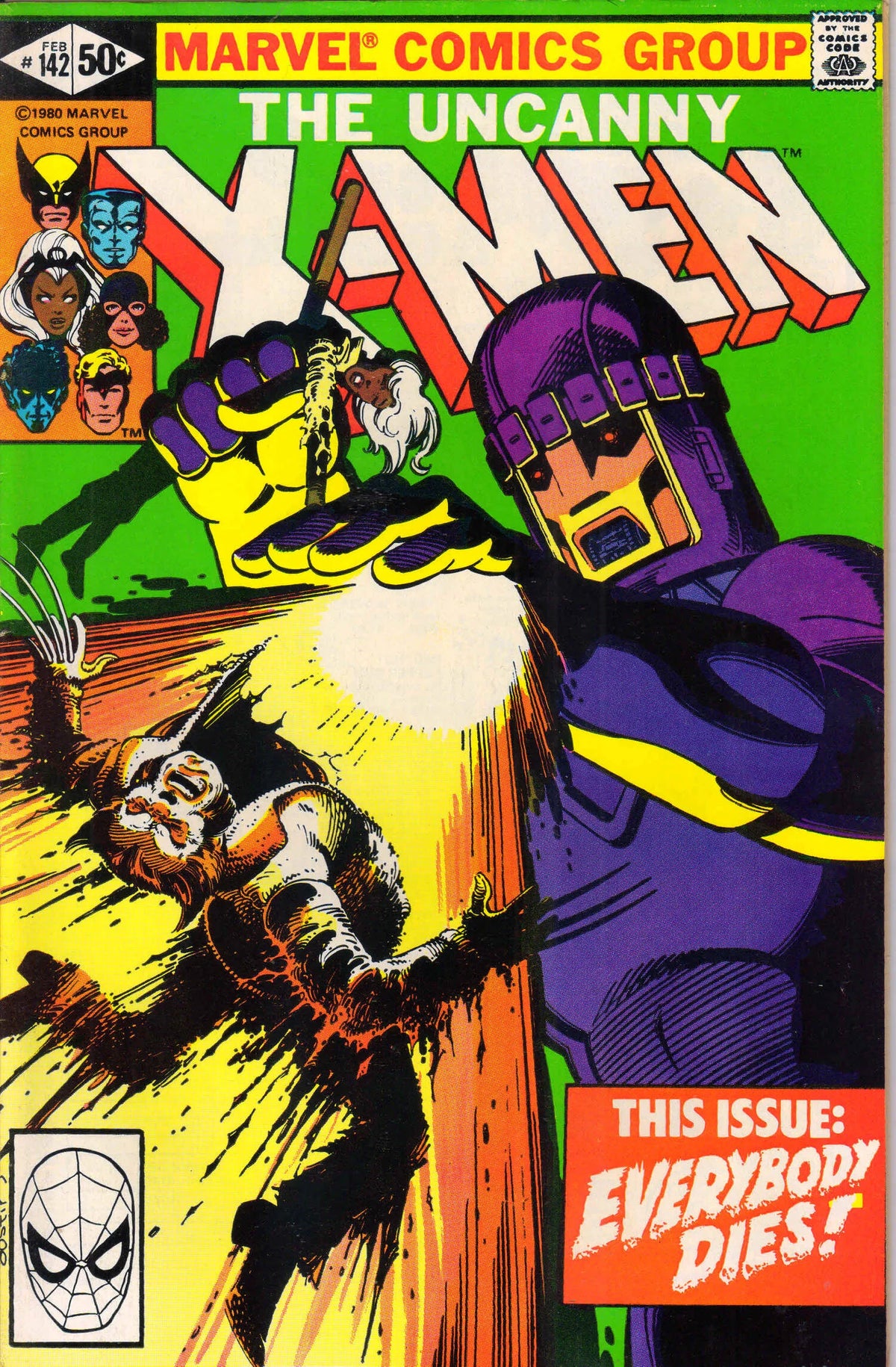 UNCANNY X-MEN #142 (1981) 8.5 (VF+) DAYS OF FUTURE PAST PT 2