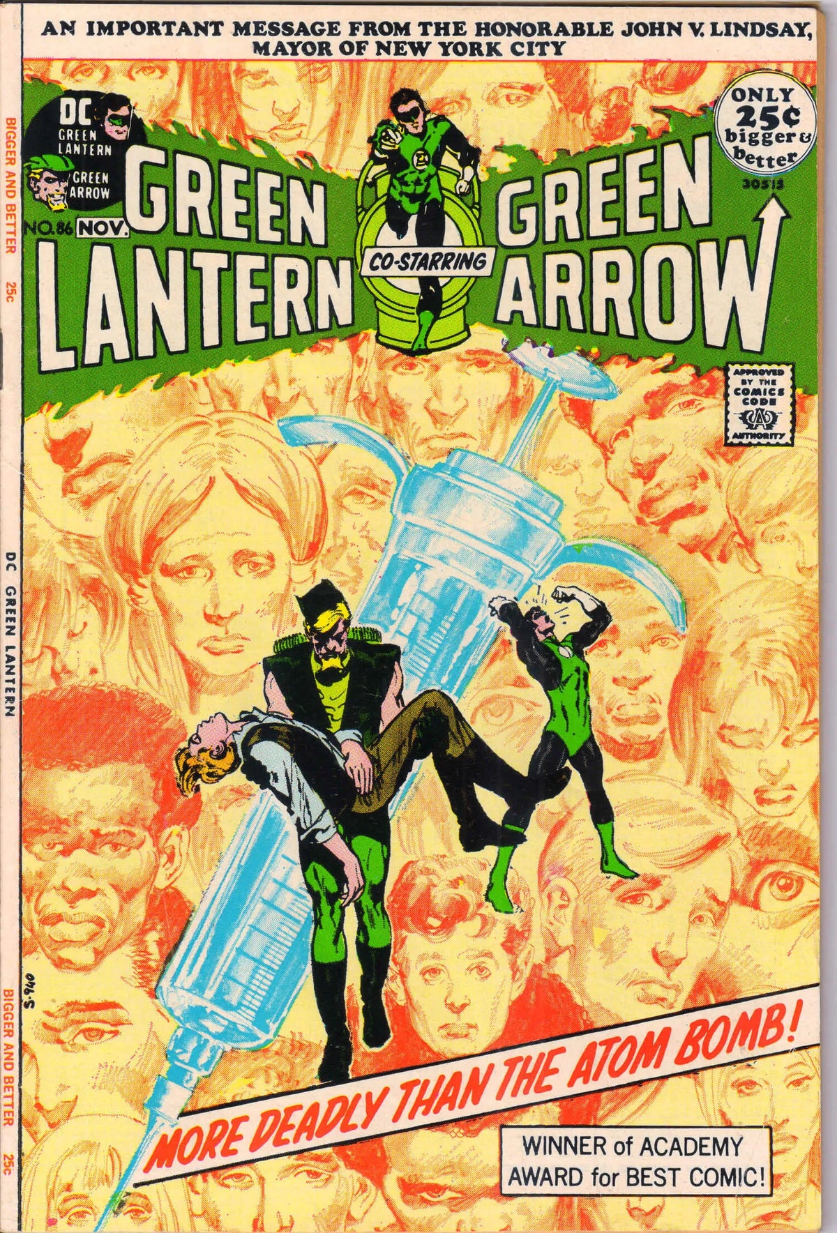 GREEN LANTERN #86 (1971) 7.5 (VF-) MAJOR KEY