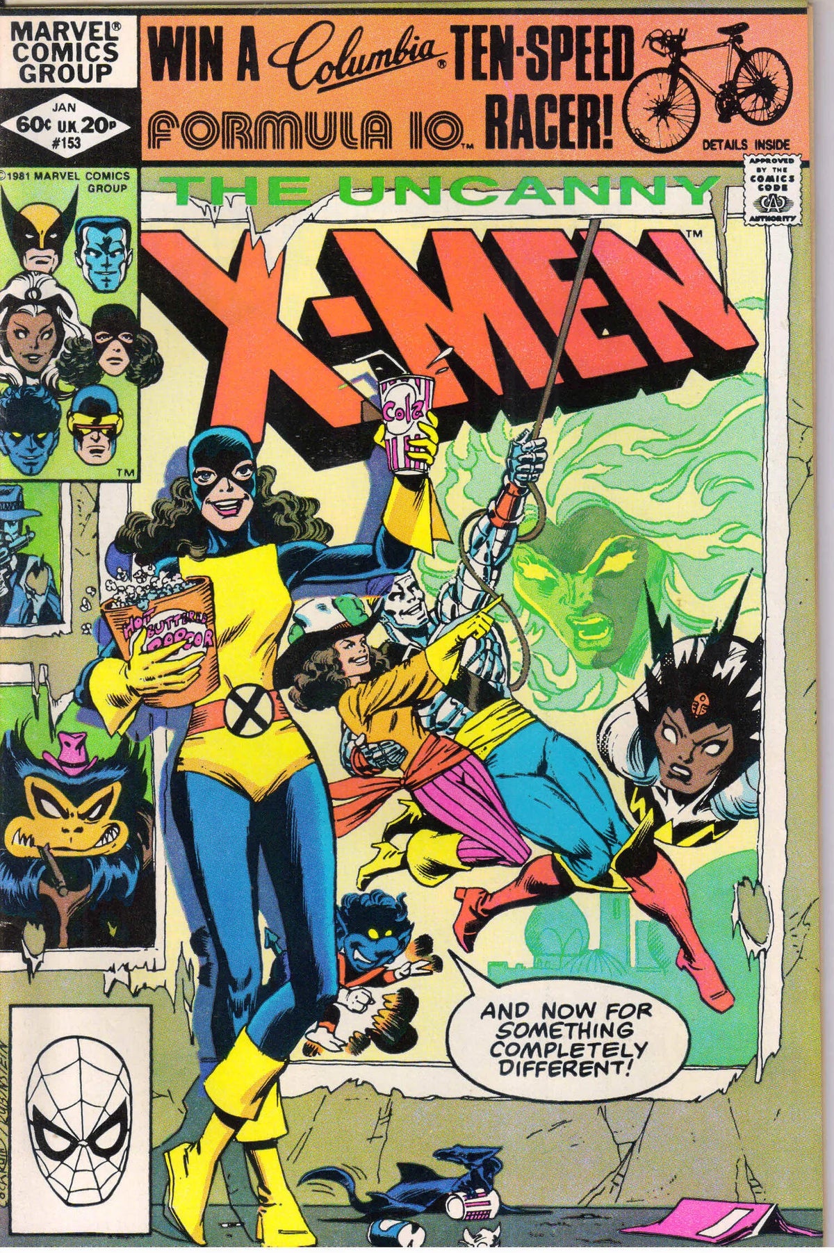 UNCANNY X-MEN #153 (1982) 8.5 (VF+)