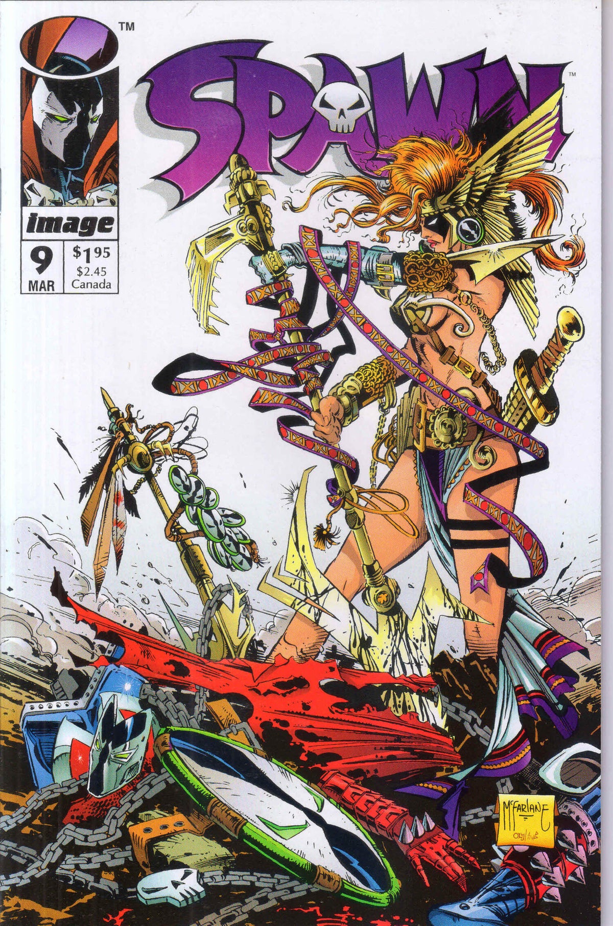SPAWN #9 (1993) 9.6 (NM+) (MAJOR KEY)