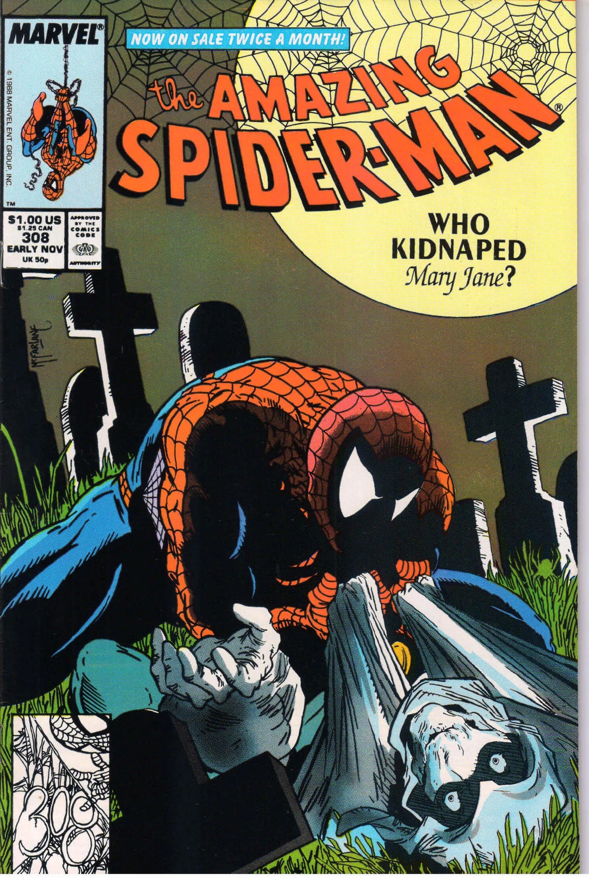 AMAZING SPIDER-MAN #308 (1988) 9.0 (VF/NM)