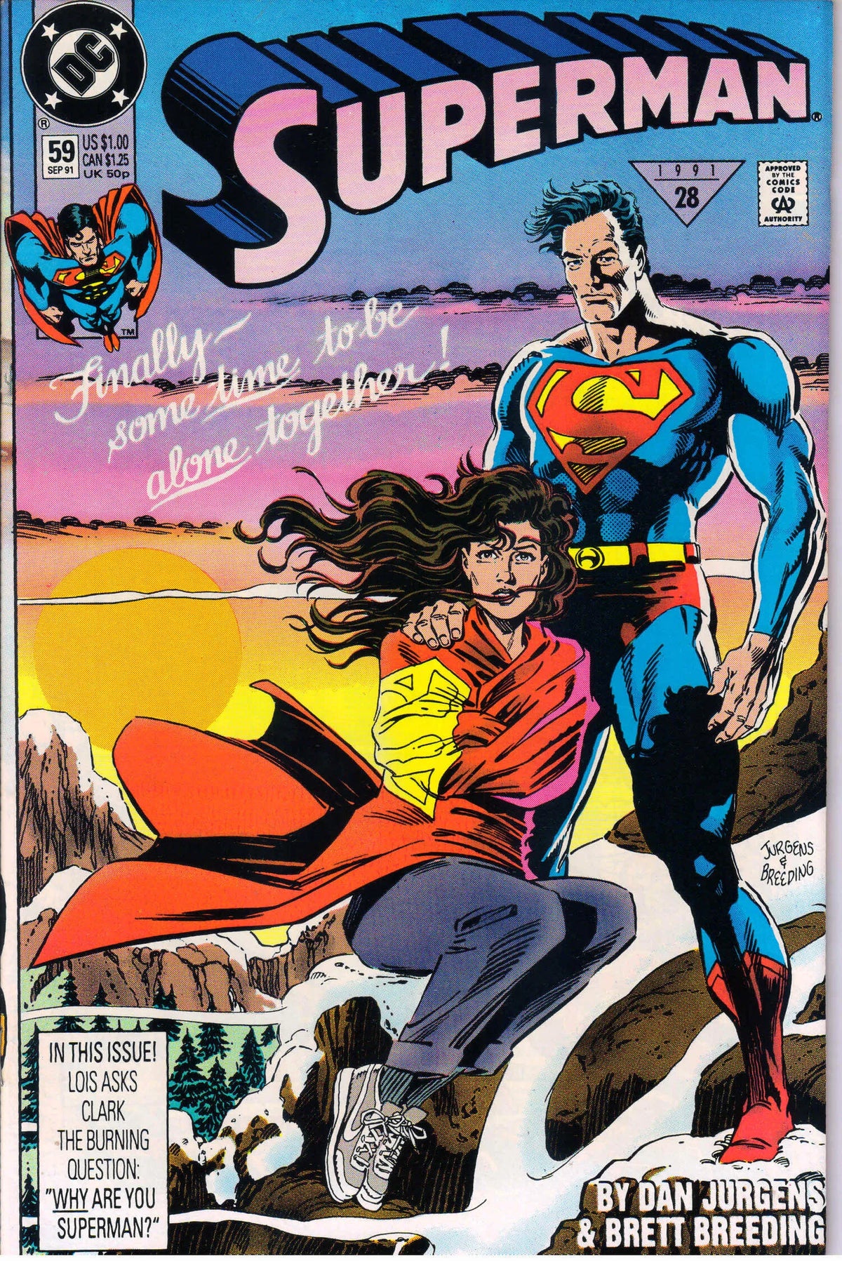 SUPERMAN #59 (1991) 9.6 (NM+)