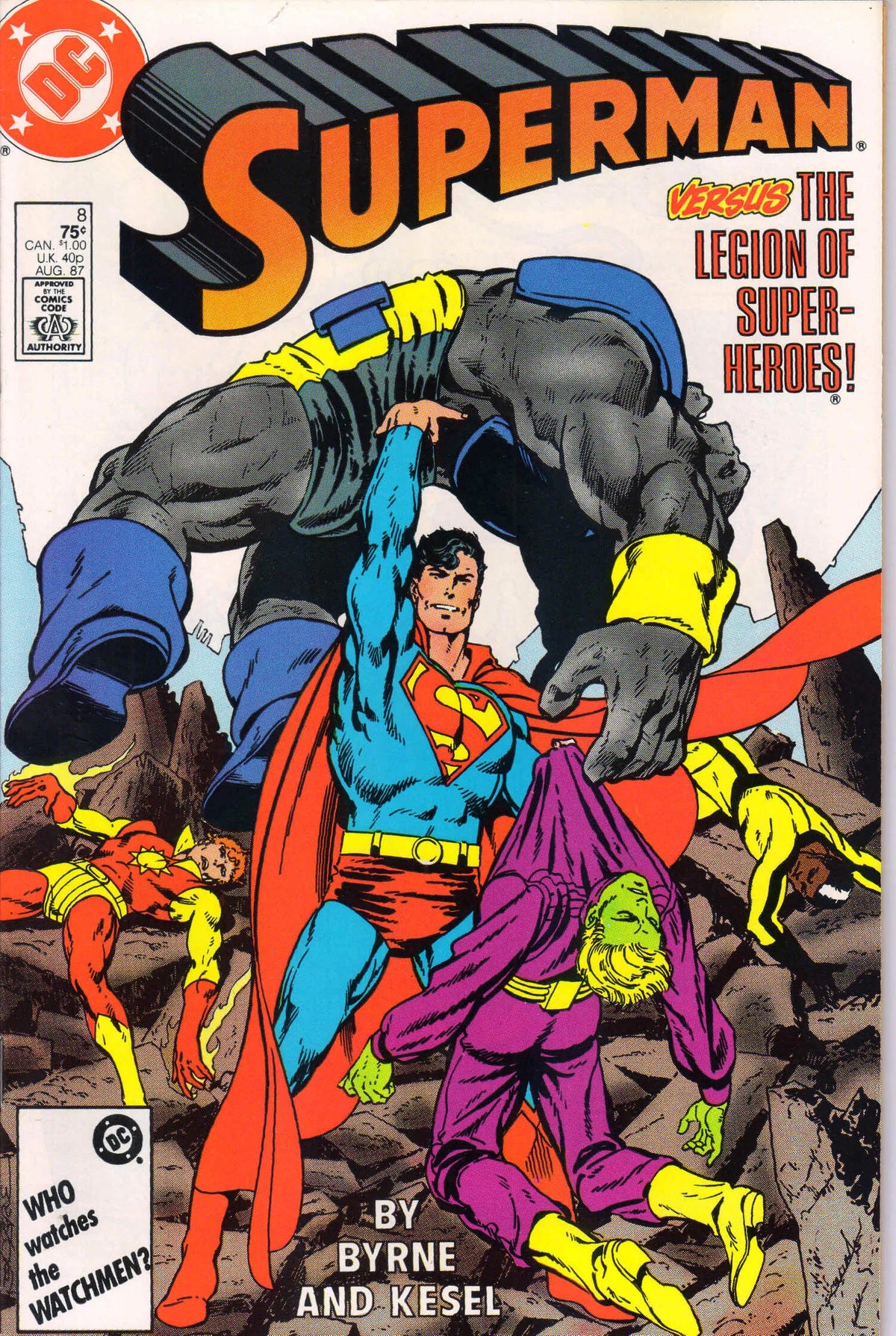 SUPERMAN #8 (1987) 9.6 (NM+)