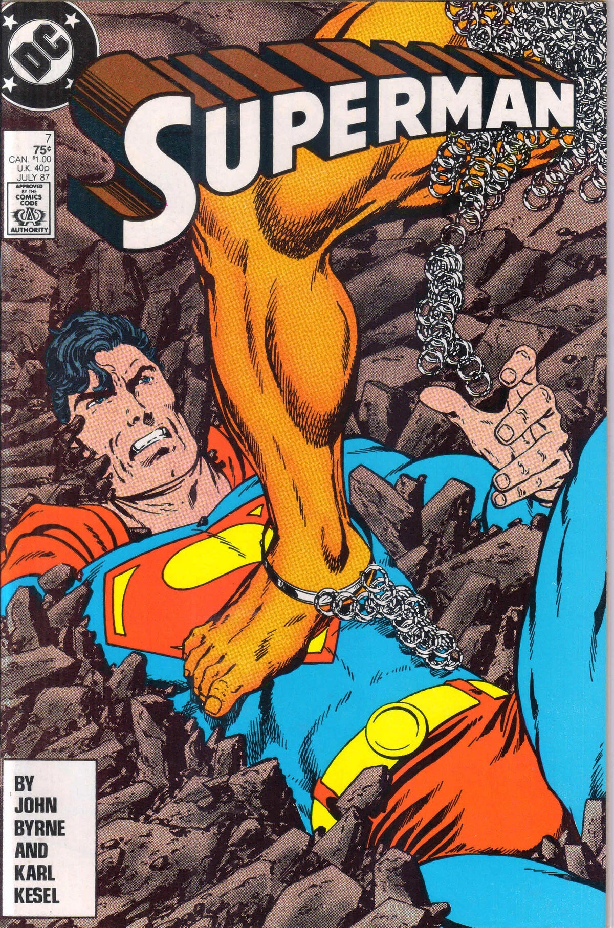 SUPERMAN #7 (1987) 9.6 (NM+)