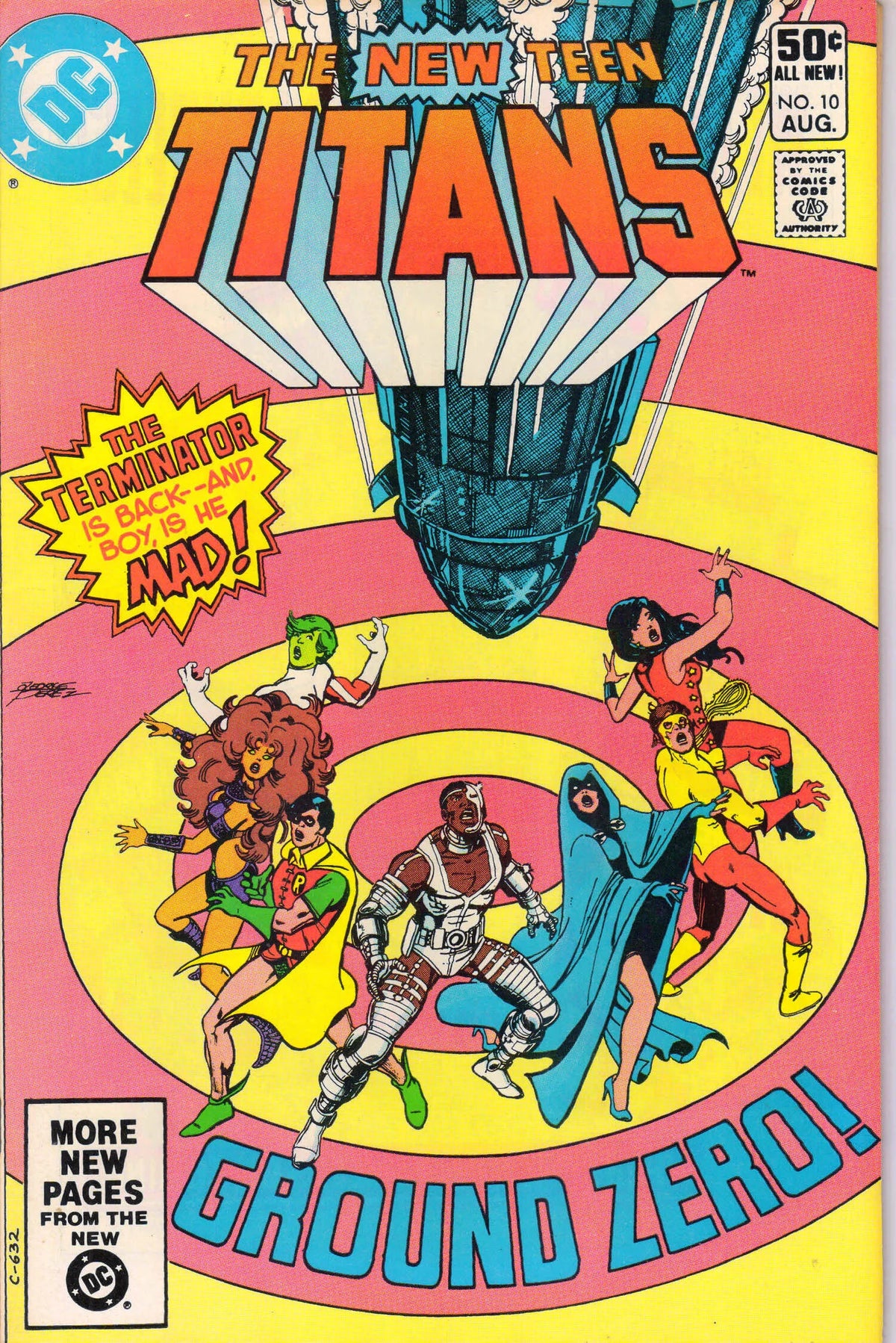 NEW TEEN TITANS #10 (1981) 9.6 (NM+)
