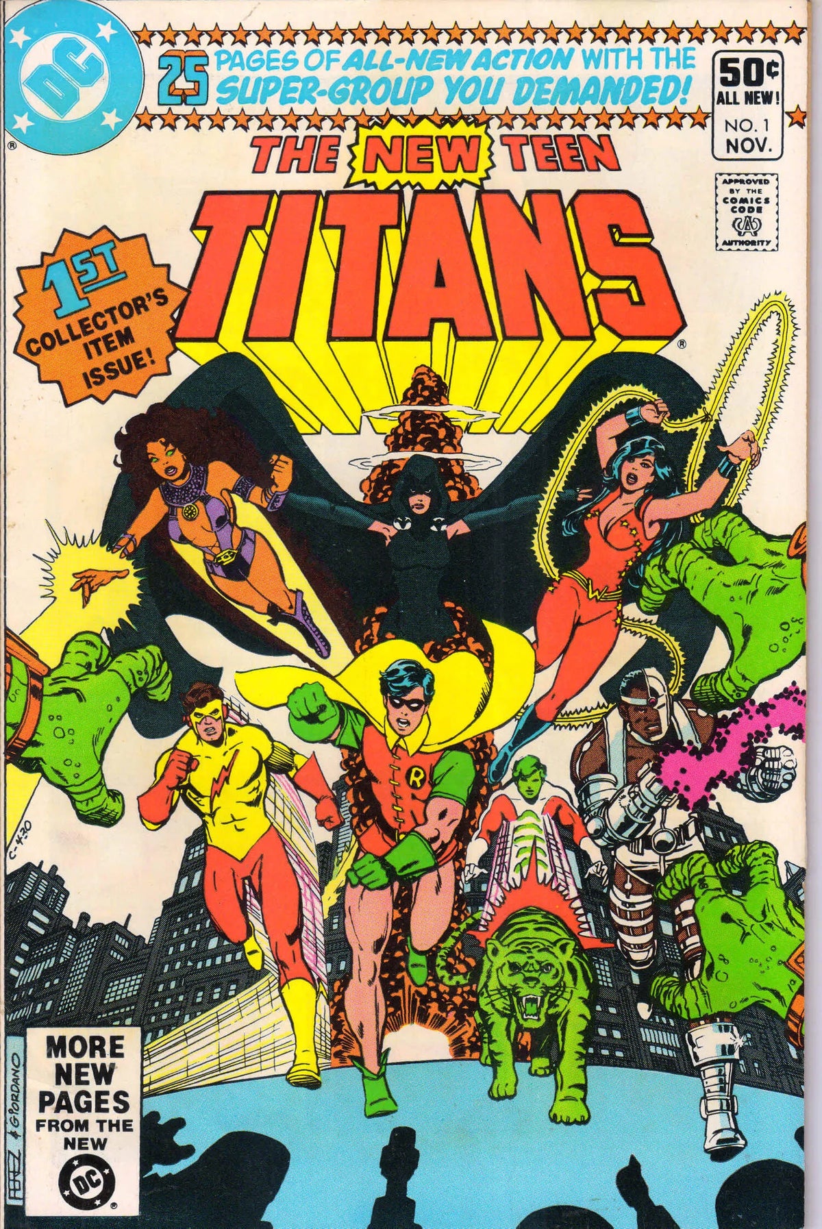 NEW TEEN TITANS #1 (1980) 9.4 (NM) - MAJOR KEY