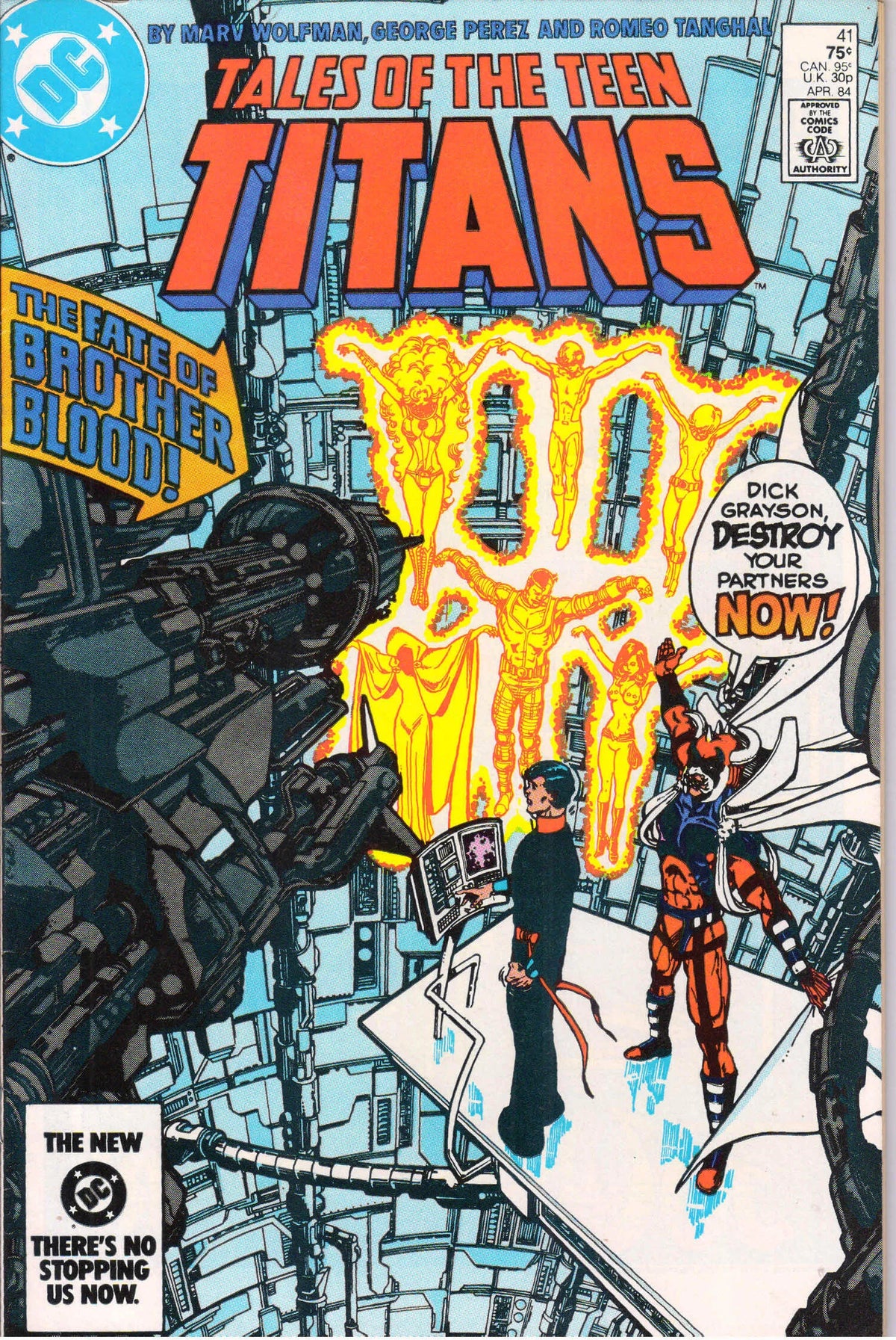TALES OF THE TEEN TITANS (5 ISSUES) COMPLETE - FIRST APP OF NIGHTWING