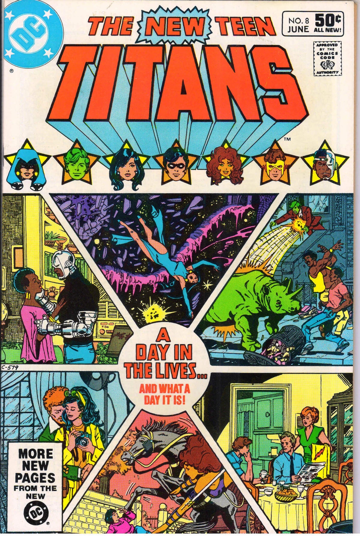 NEW TEEN TITANS #8 (1981) 9.4 (NM)
