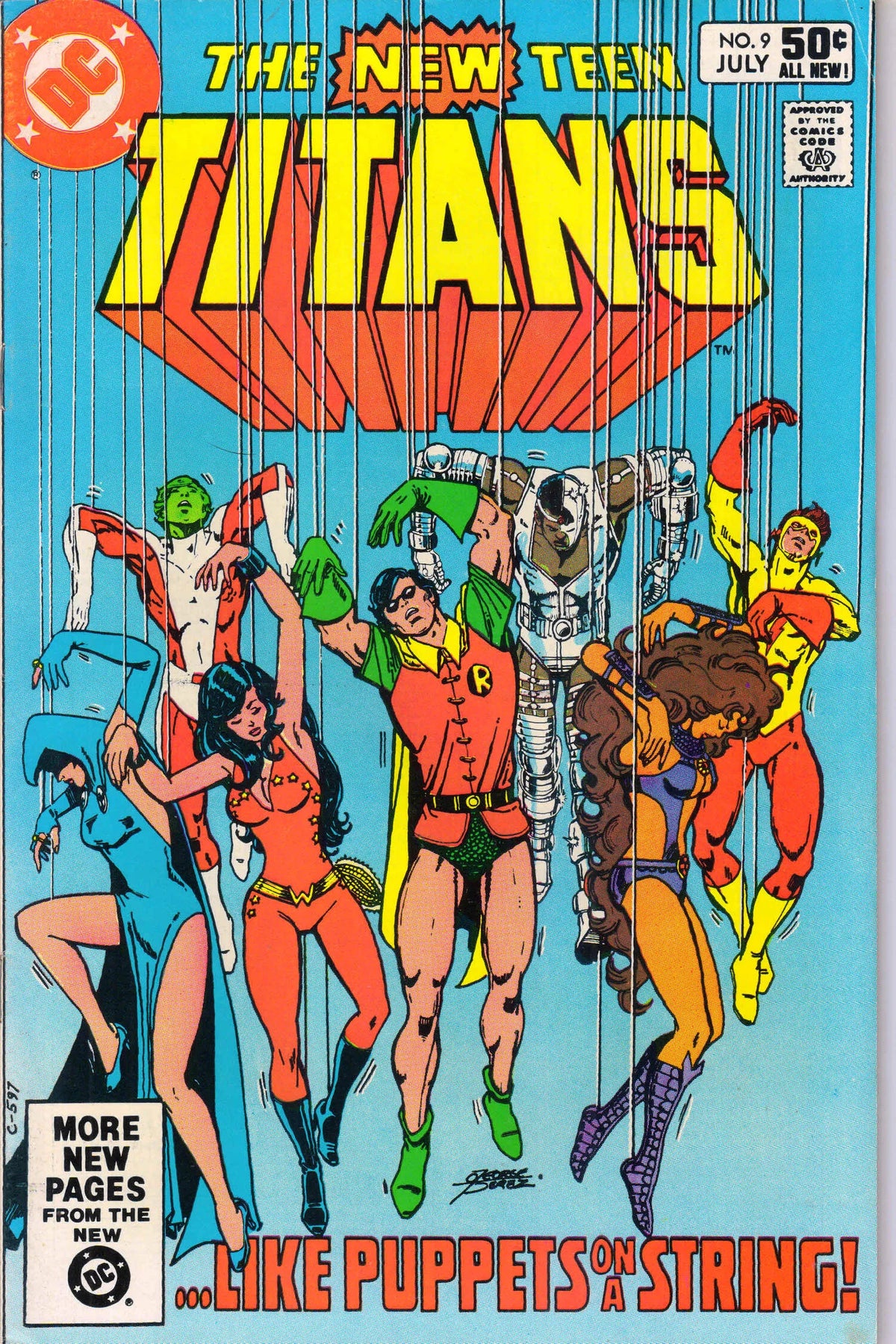 NEW TEEN TITANS #9 (1981) 9.4 (NM)