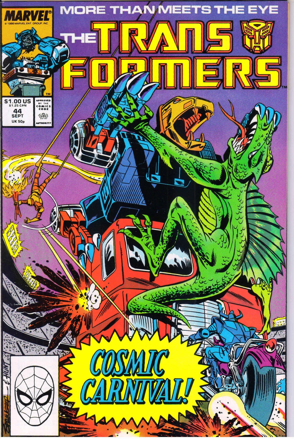 TRANSFORMERS #44 (1988) 9.6 (NM+)