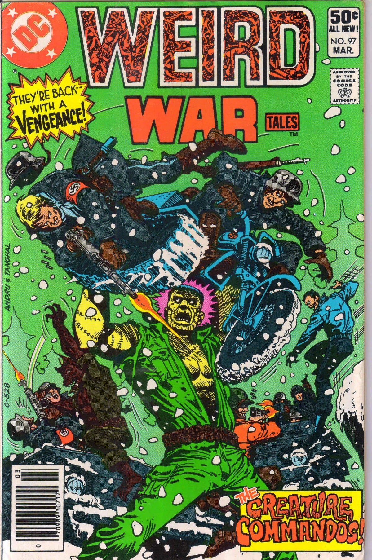 WEIRD WAR TALES #97 (1981) NEWSSTAND EDITION 7.0 (FN/VF)