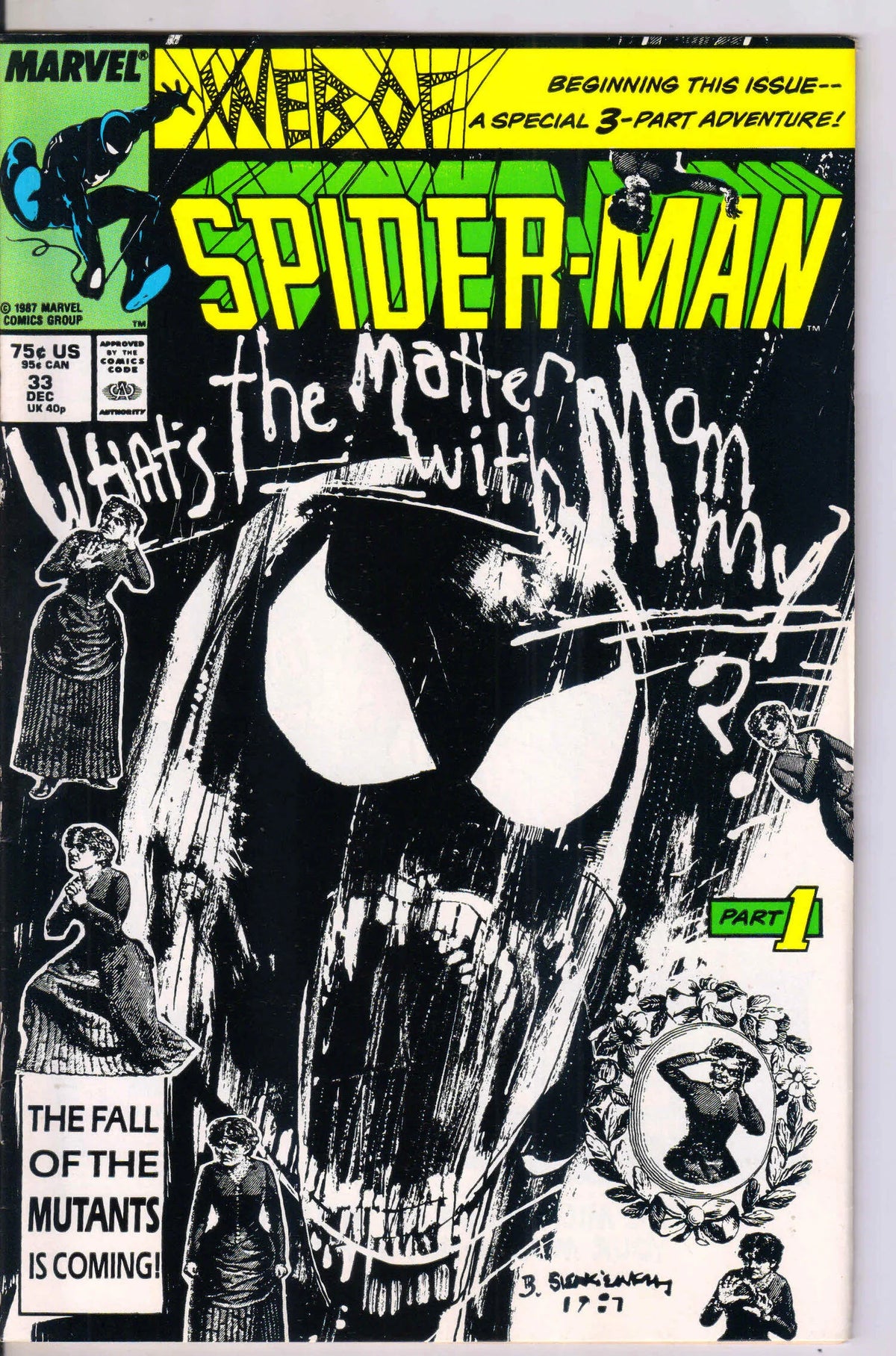 SPIDER-MAN (LIFE IN THE MAD DOG WARD) 1987 (3 ISSUES SET COMPLETE) 9.2 (NM-)