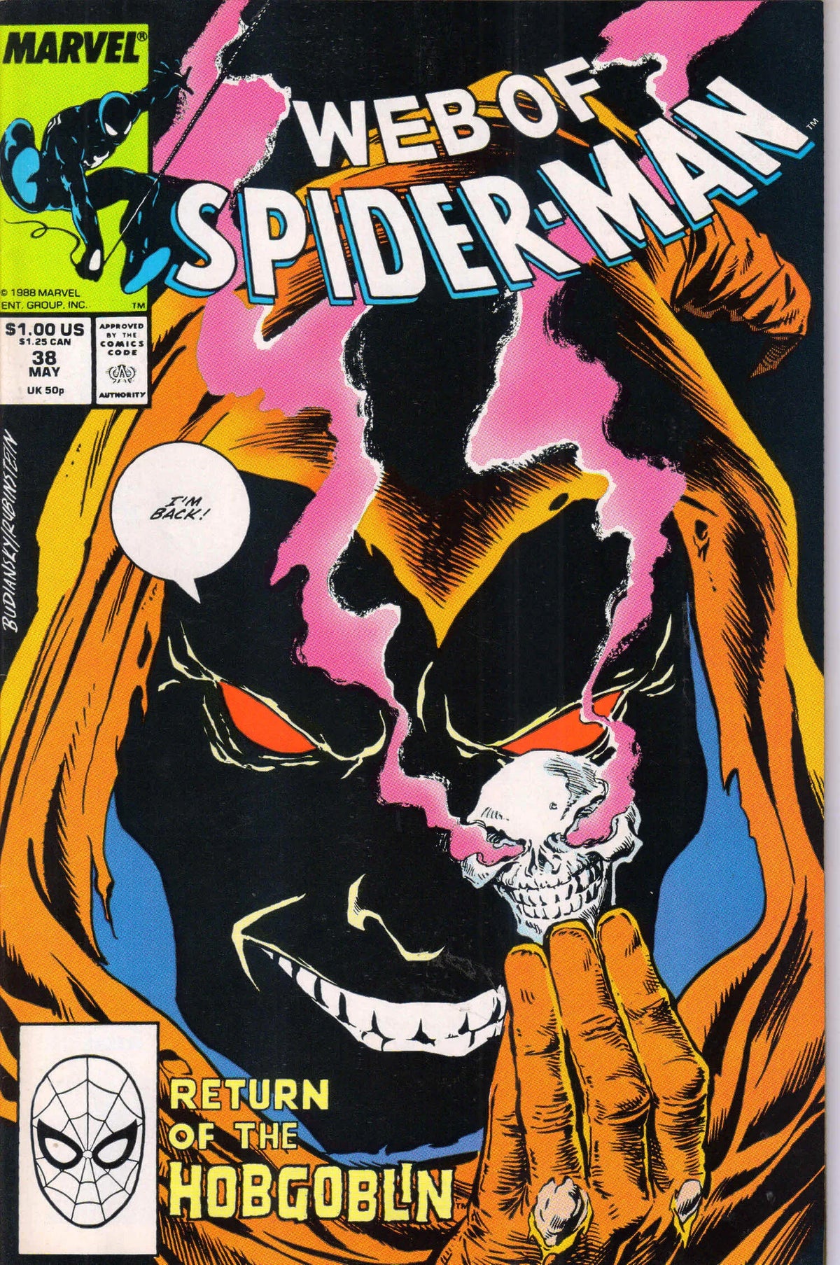 WEB OF SPIDER-MAN #38 (1988) 9.2 (NM-)