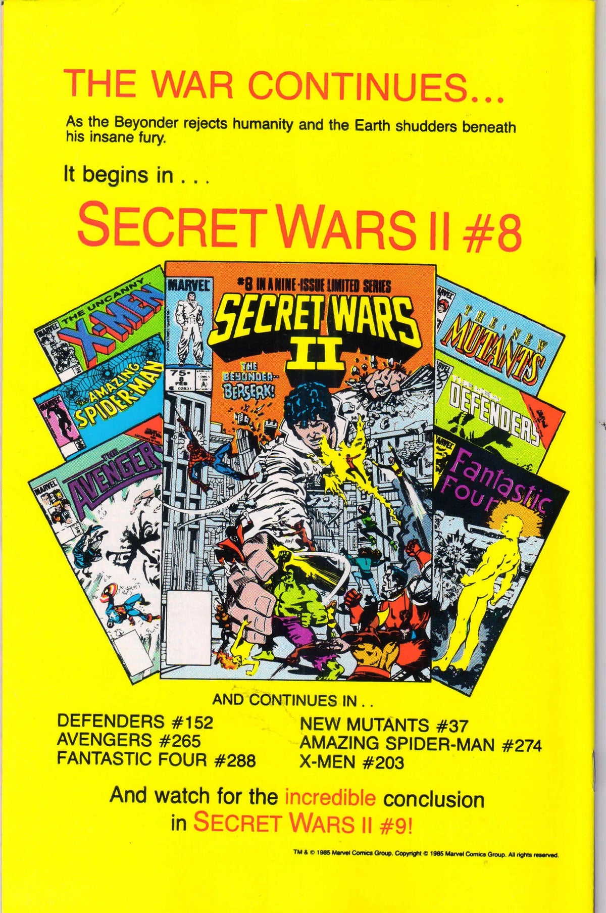 WEB OF SPIDER-MAN #11 (1986) 9.4 (NM)