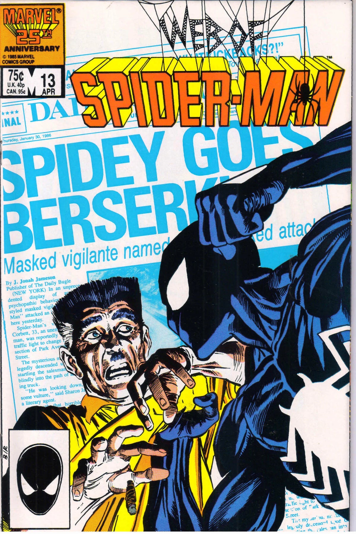 WEB OF SPIDER-MAN #13 (1986) 9.6 (NM+)